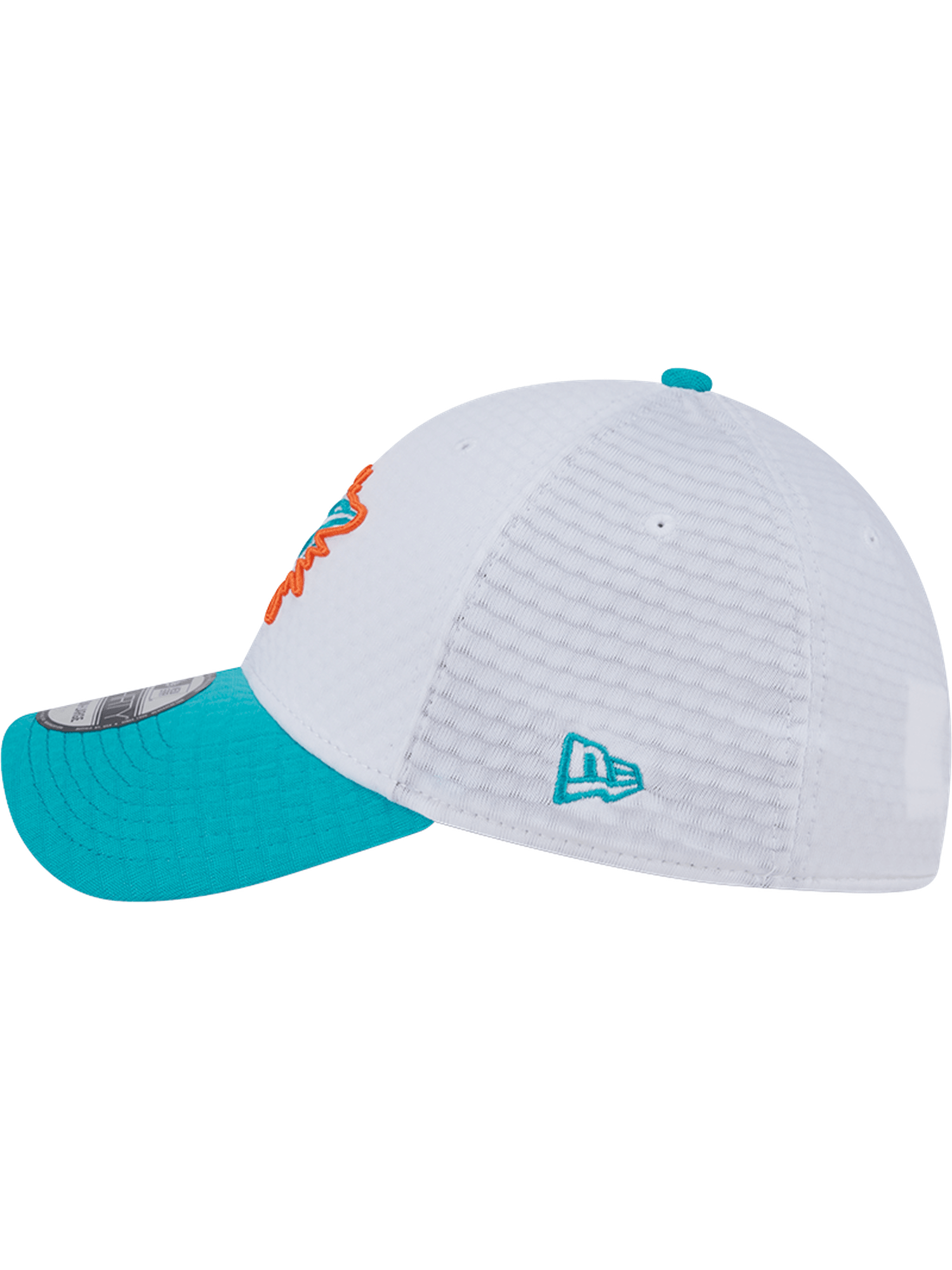 New Era Caps Miami Dolphins New Era NFL 24 Training 39THIRTY Stretch-Fit Hat - White