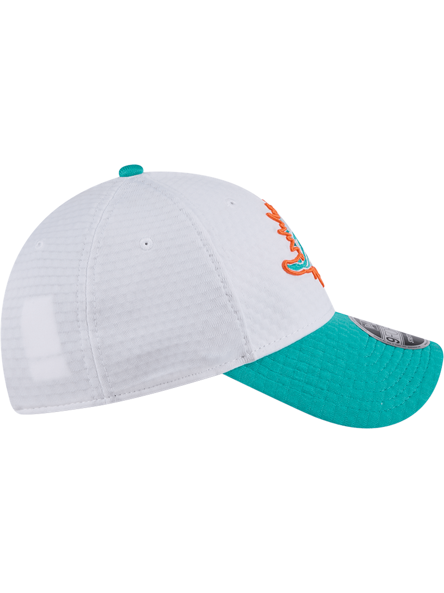 New Era Caps Miami Dolphins New Era NFL 24 Training 9FORTY Stretch-Snapback Hat - White