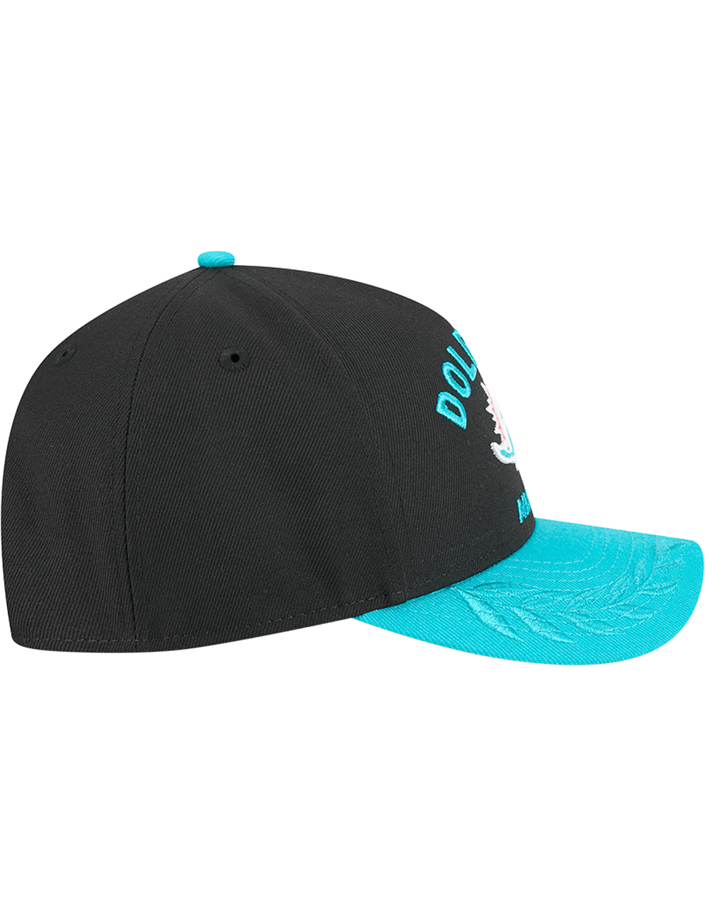 New Era Caps Miami Dolphins New Era NFL 25 Draft 9FORTY M-Crown Snapback Hat - Black