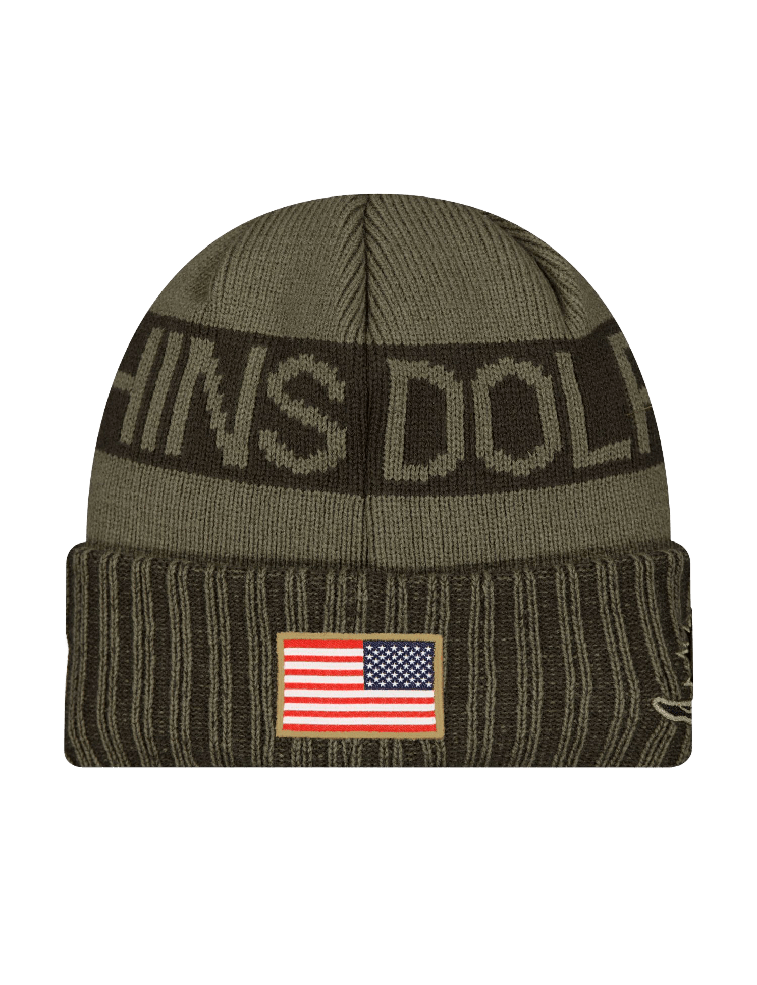 New Era Beanies MIami Dolphins New Era NFL 25 Salute To Service Knit Beanie