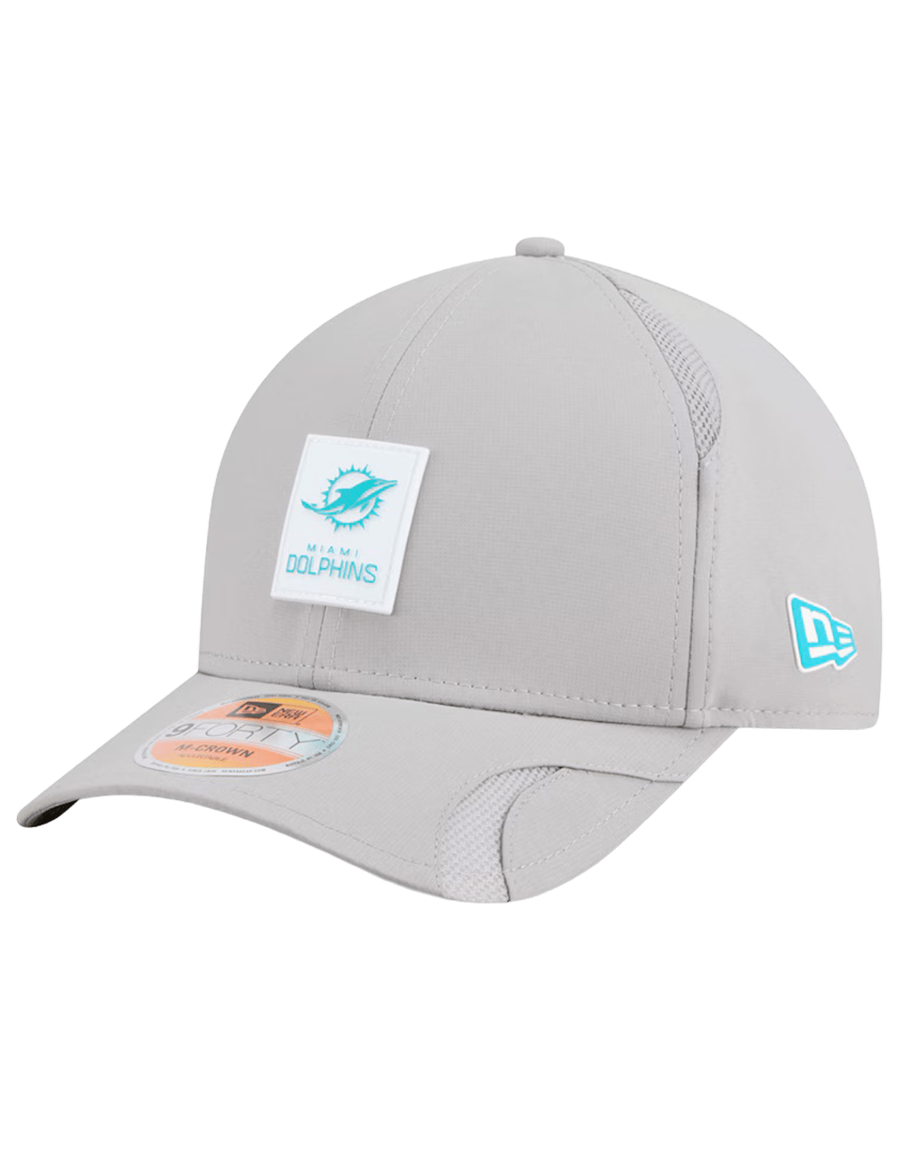 New Era Caps Miami Dolphins New Era NFL 25 Sideline 9FORTY M-Crown Snapback Hat - Grey