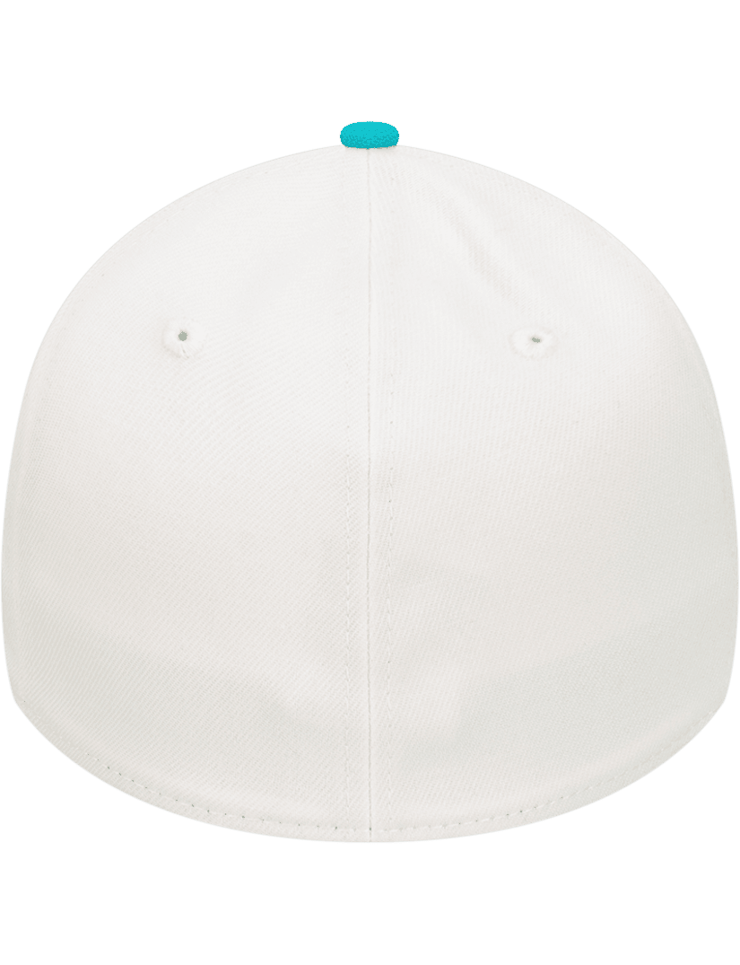 New Era Caps Miami Dolphins New Era NFL Team 2T 39THIRTY Stretch-Fit Hat - Chrome