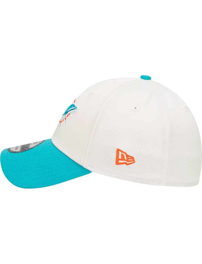 New Era Caps Miami Dolphins New Era NFL Team 2T 39THIRTY Stretch-Fit Hat - Chrome