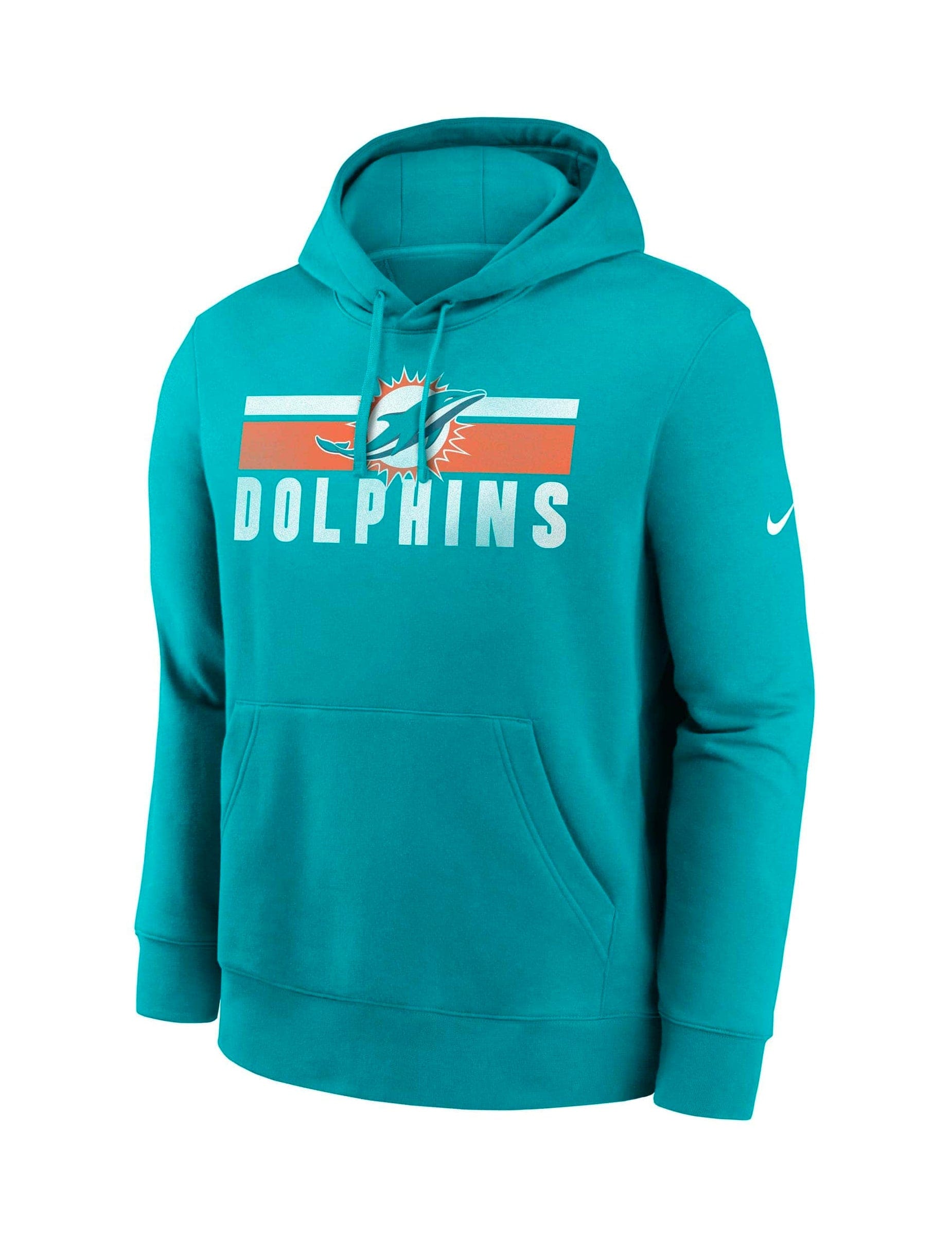 Nike Jumpers Miami Dolphins Nike NFL Team Stripes Hoodie Jumper - Aqua