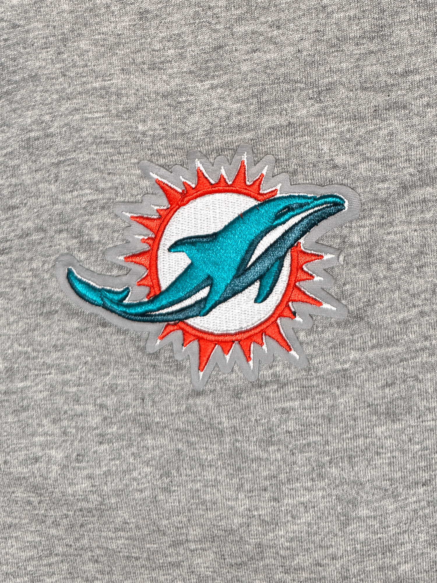 Pro Standard T-Shirts Miami Dolphins Pro Standard NFL Team Icon Flex T-Shirt - Heather Grey