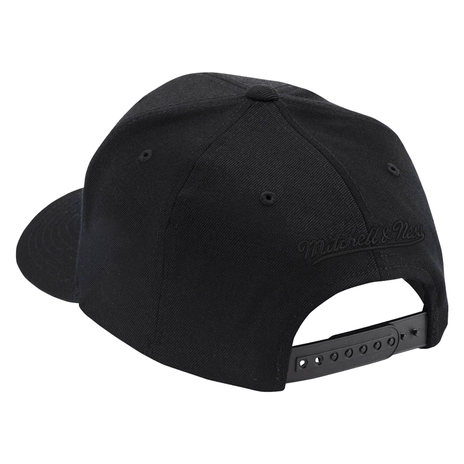 Mitchell And Ness Caps Miami Heat Mitchell & Ness NBA All Black MVP Snapback Hat - Black