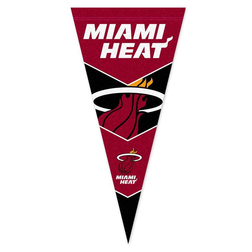 NBA Branded Accessories Miami Heat NBA 57 x 27 Team Felt Pennant