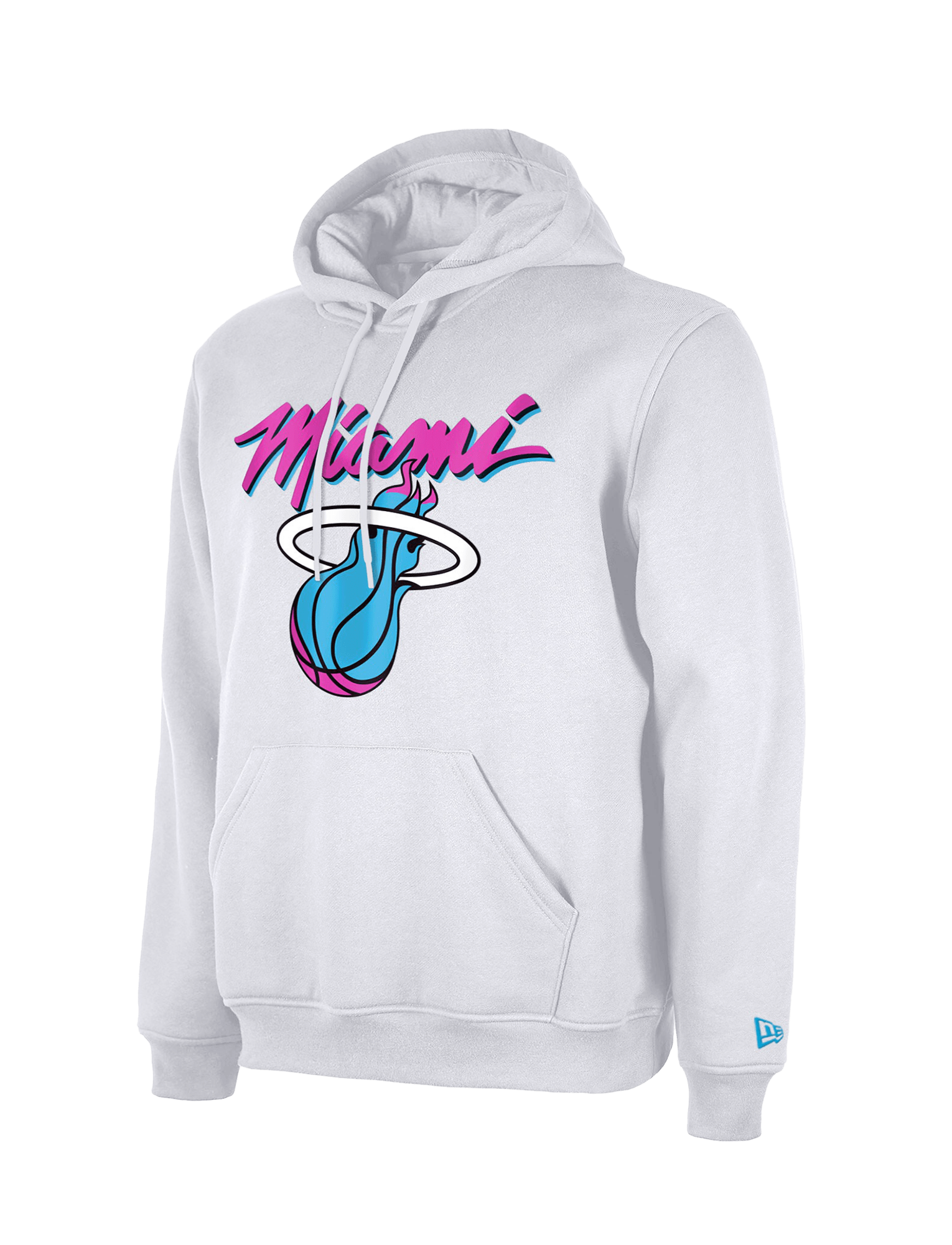 New Era Jumpers Miami Heat New Era NBA 24-25 City Edition Hoodie Jumper - White