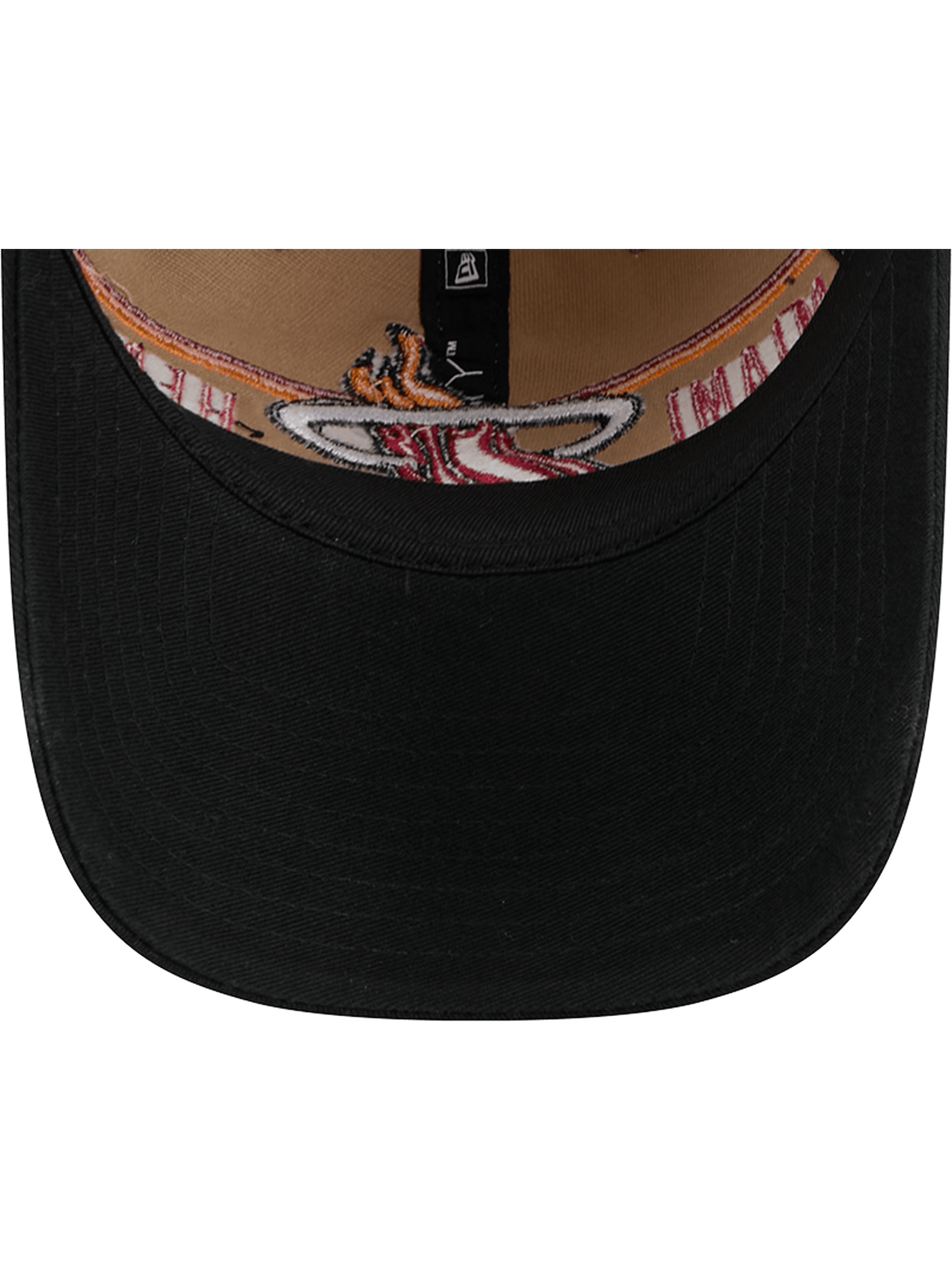 New Era Caps Miami Heat New Era NBA 24 Draft 9TWENTY Strapback Hat - Tan