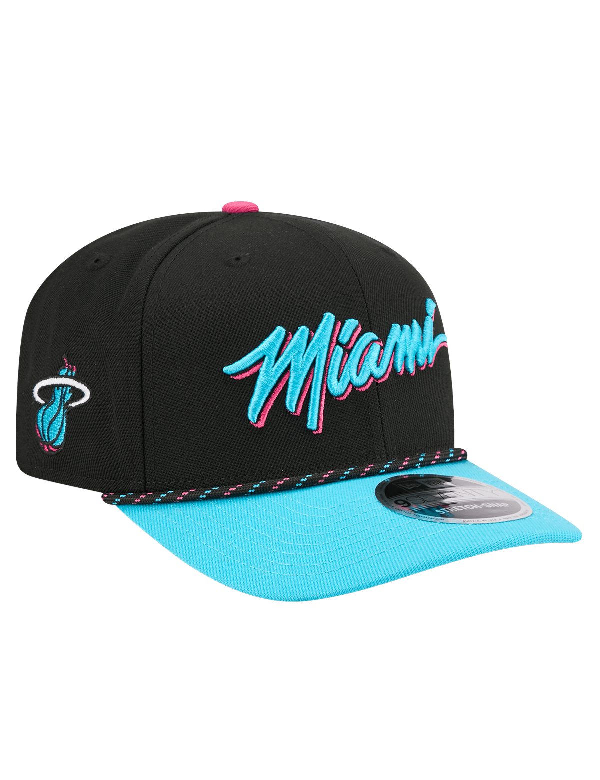 New Era Caps Miami Heat New Era NBA 25-26 City Edition 9SEVENTY Stretch Snapback Hat