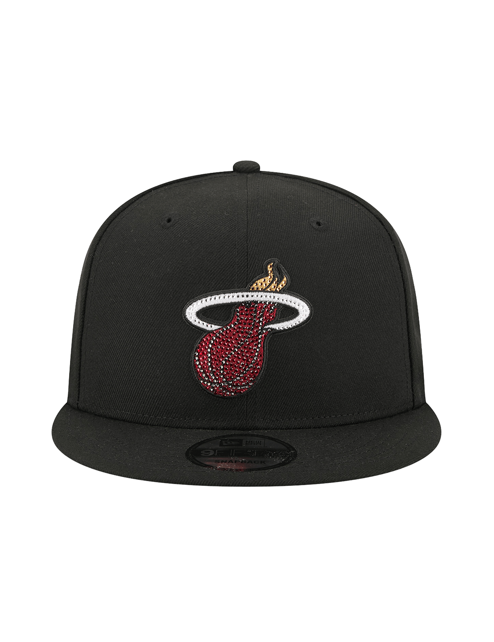 New Era Caps OSFM Miami Heat New Era NBA 26 Draft 9FIFTY Snapback Hat - Black