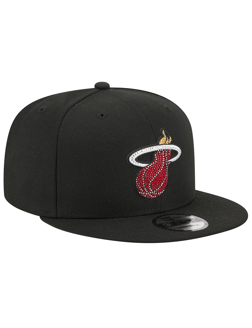 New Era Caps OSFM Miami Heat New Era NBA 26 Draft 9FIFTY Snapback Hat - Black