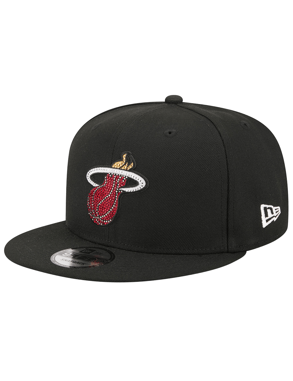 New Era Caps OSFM Miami Heat New Era NBA 26 Draft 9FIFTY Snapback Hat - Black