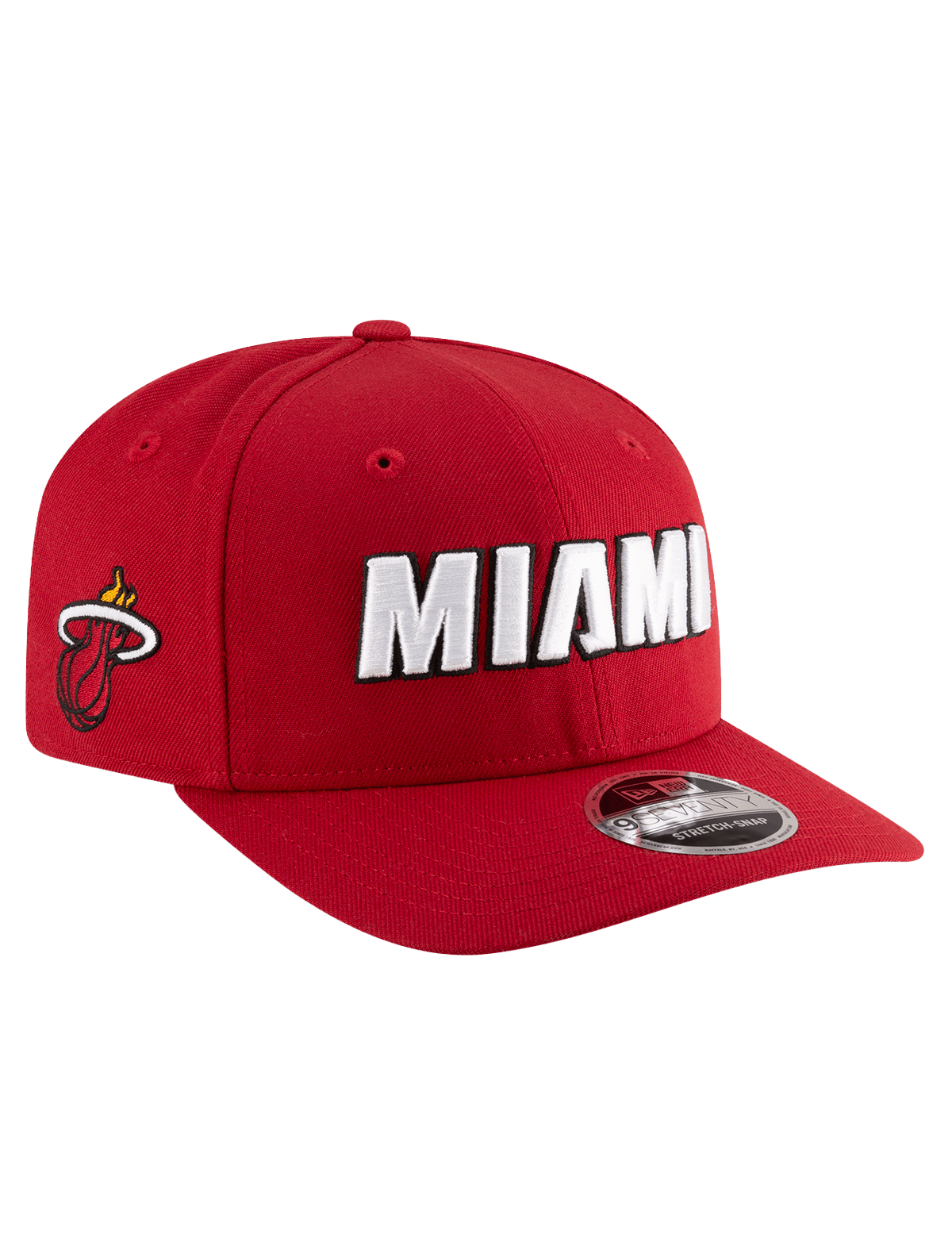 New Era Caps Miami Heat New Era NBA Statement 9SEVENTY Stretch-Snapback Hat