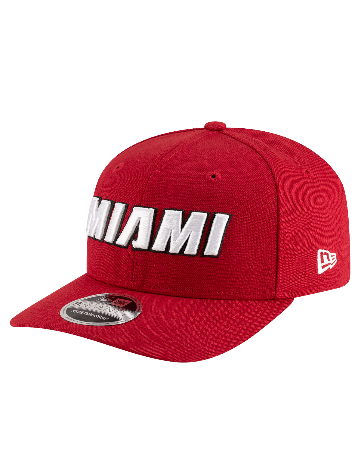 New Era Caps Miami Heat New Era NBA Statement 9SEVENTY Stretch-Snapback Hat