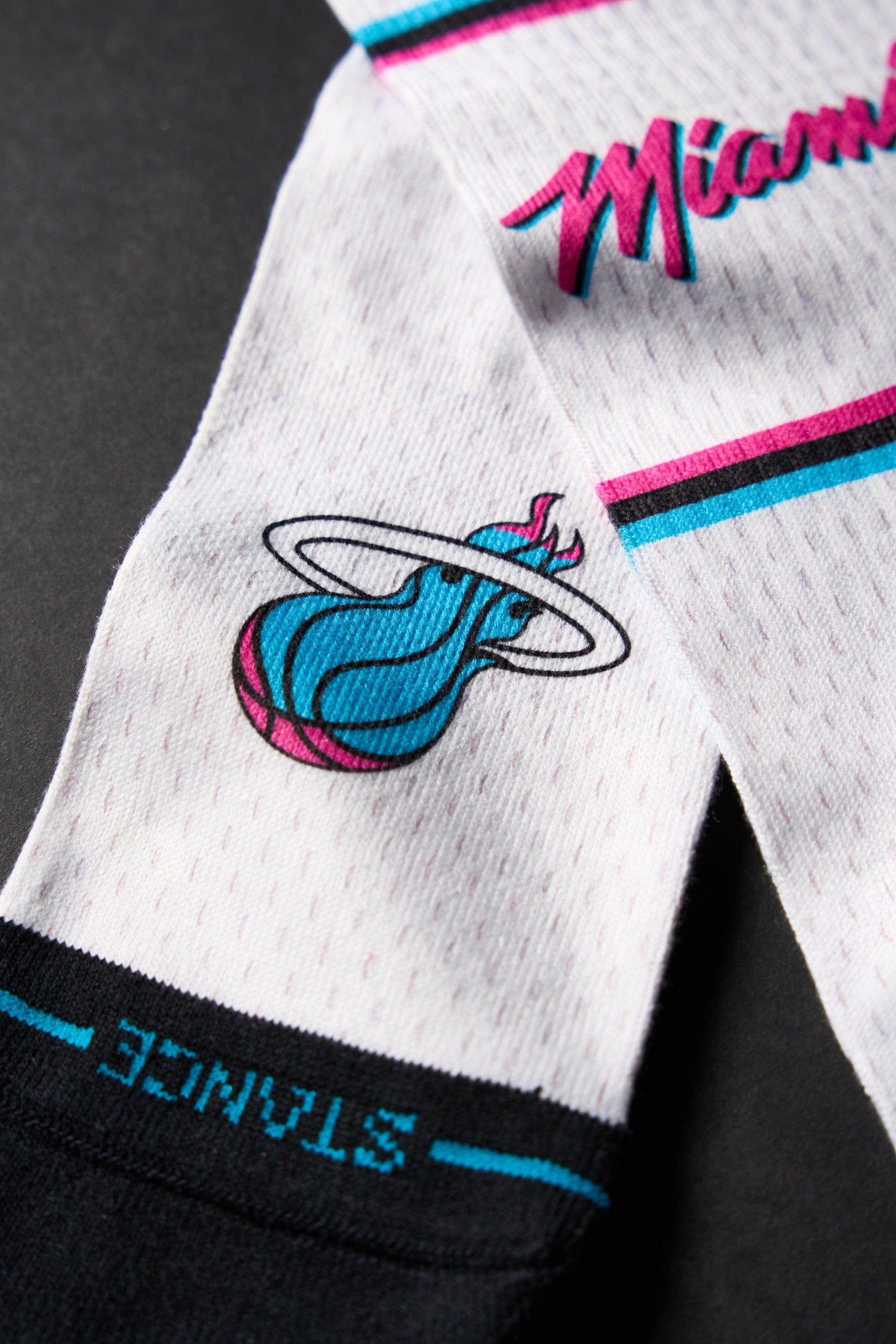 Stance Socks Large (9-12 US) Miami Heat Stance NBA 24-25 City Edition Crew Socks