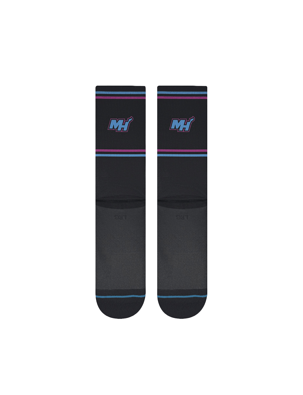 Stance Socks Large (9-12 US) Miami Heat Stance NBA 25-26 City Edition Crew Socks