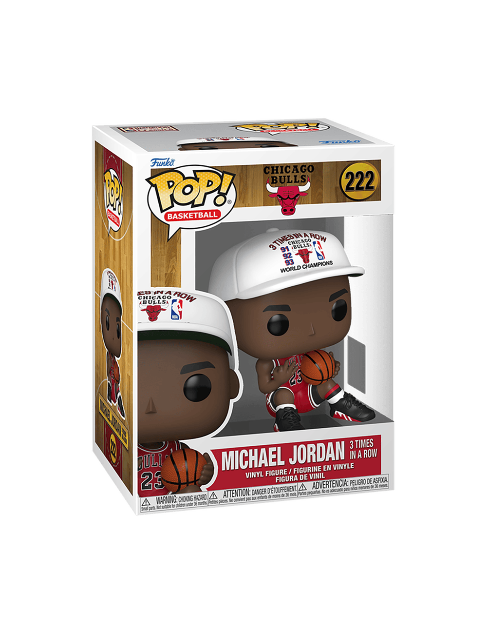 Funko Figures Michael Jordan Chicago Bulls Funko NBA 3 In A Row Vinyl Pop Figure -