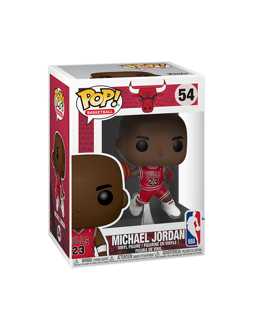 Funko Figures Michael Jordan Chicago Bulls Funko NBA Pop 54 Figure - Red