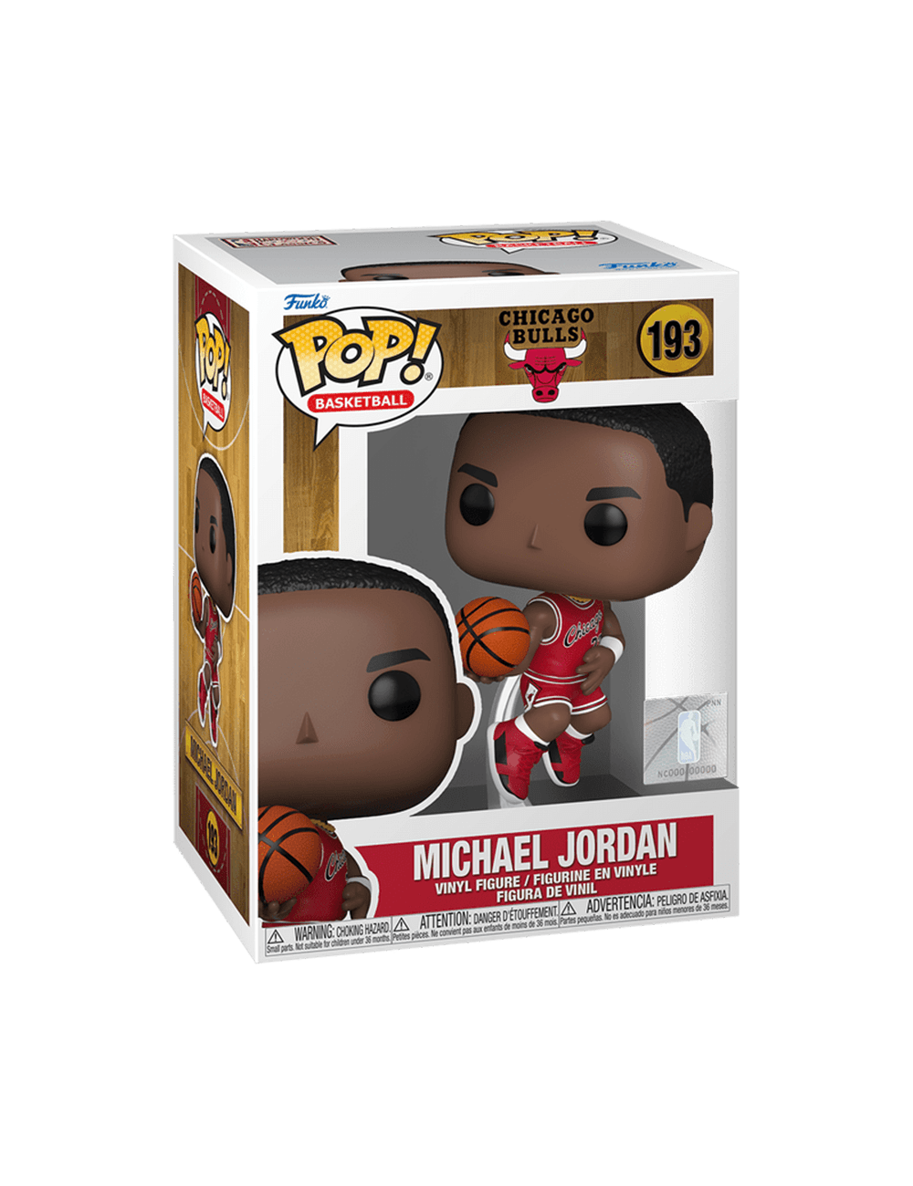 Funko Figures Michael Jordan Chicago Bulls Funko NBA Rookie 193 Pop Vinyl Figure