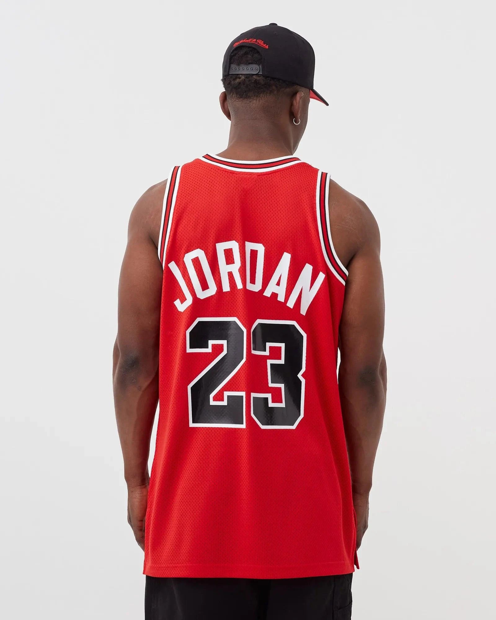 Mitchell And Ness Jerseys Michael Jordan Chicago Bulls Mitchell & Ness NBA 91-92 Authentic Jersey - Red