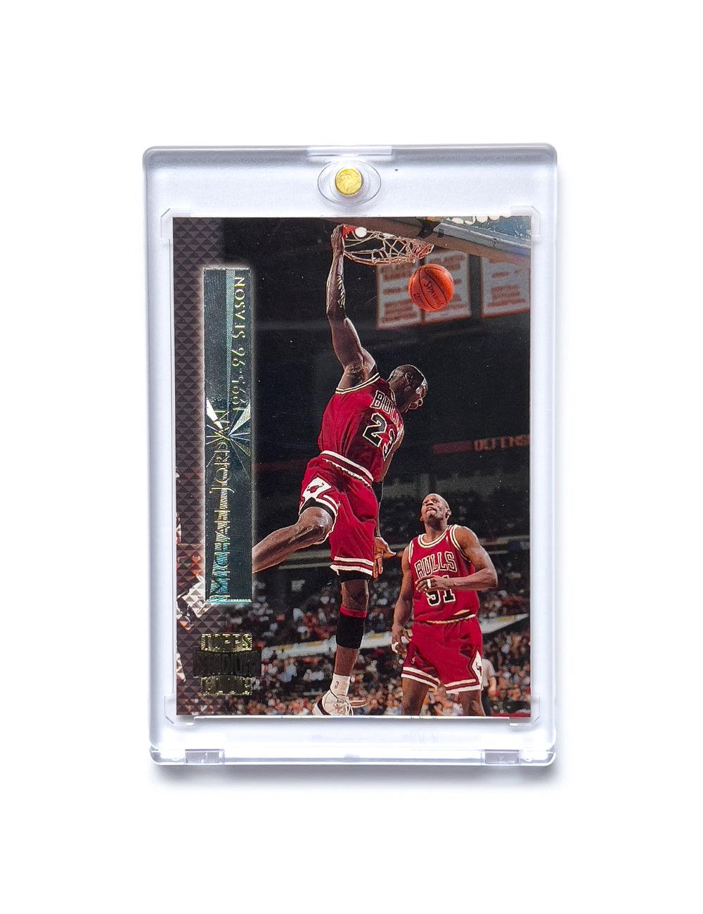 Topps Cards Michael Jordan Chicago Bulls Topps 95-96 Shining Moments Card