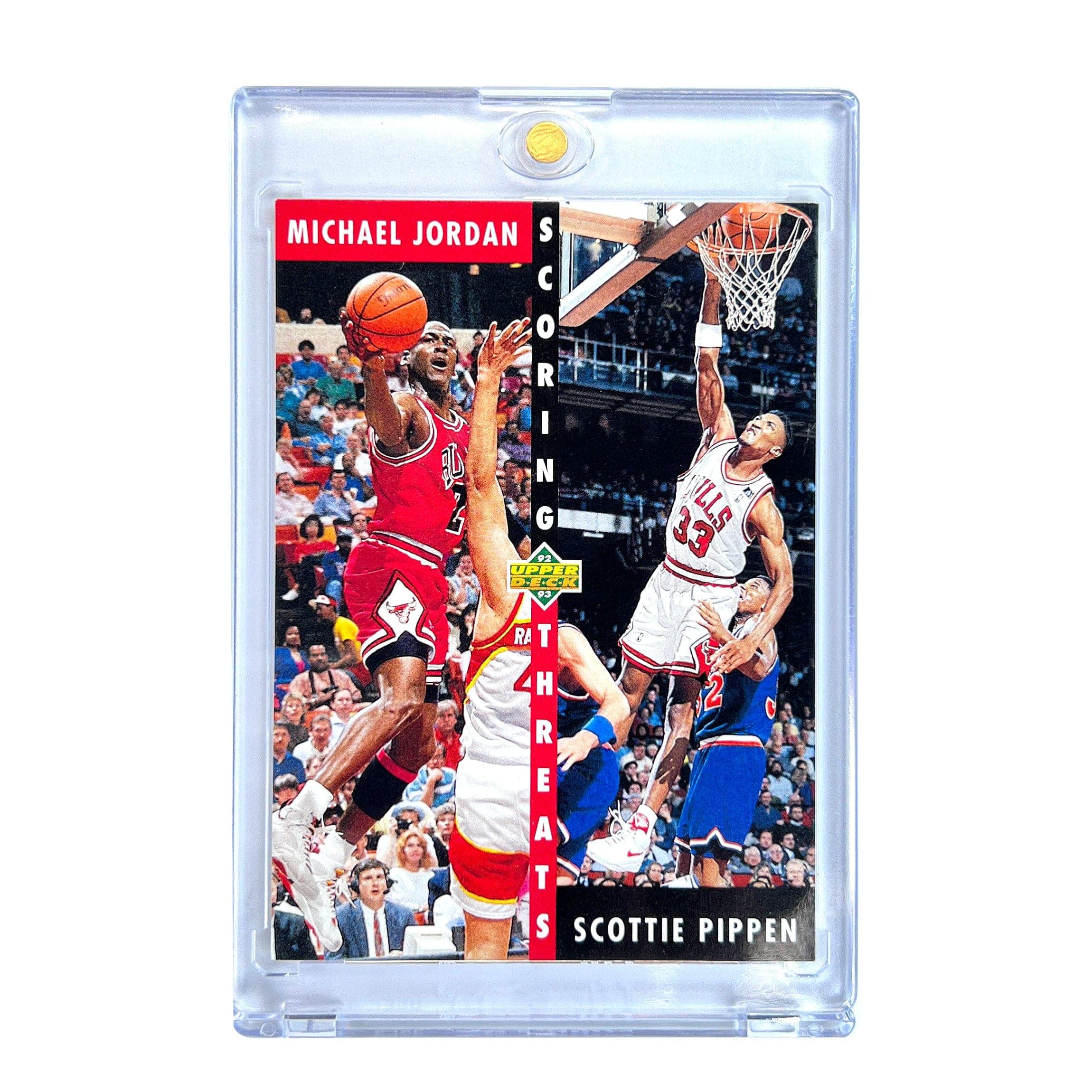 Upper Deck Cards Michael Jordan/Scottie Pippen Upper Deck NBA Scoring Threats Card