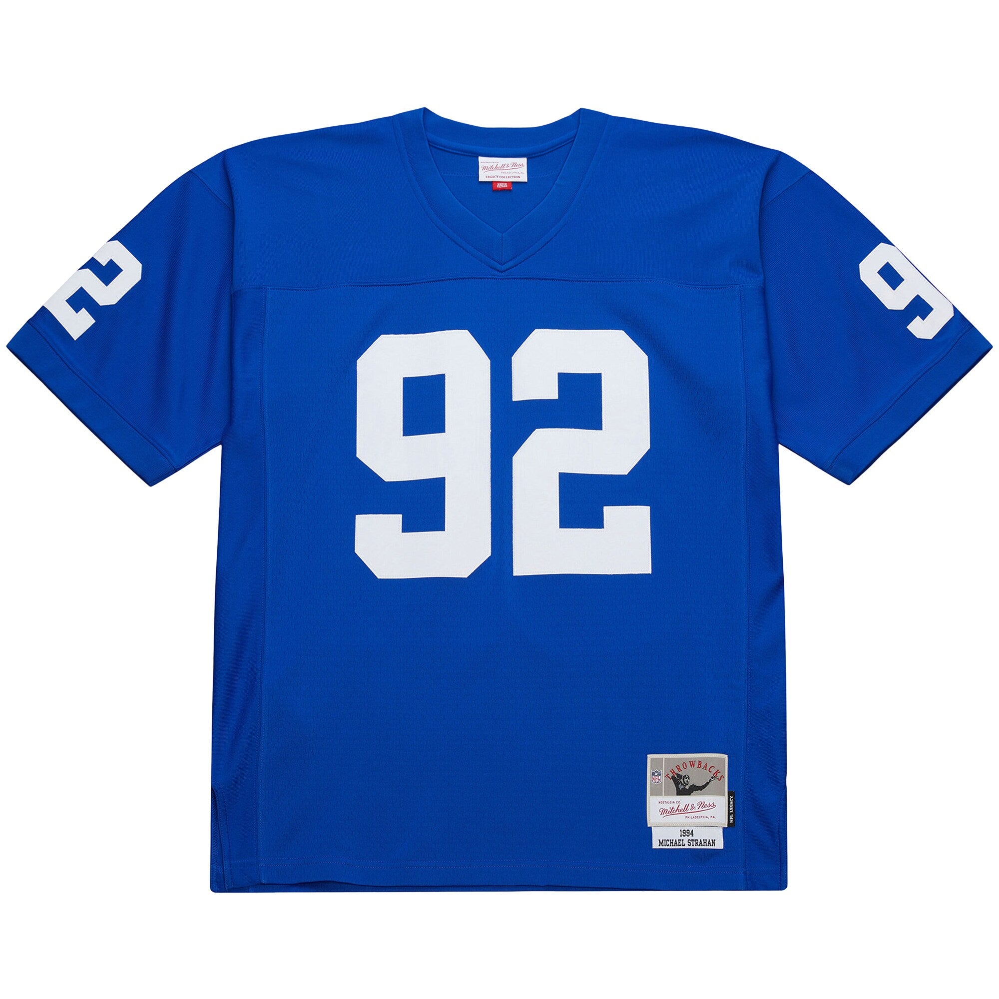 Mitchell And Ness Jerseys Michael Strahan New York Giants Mitchell & Ness NFL 94 Legacy Jersey - Royal