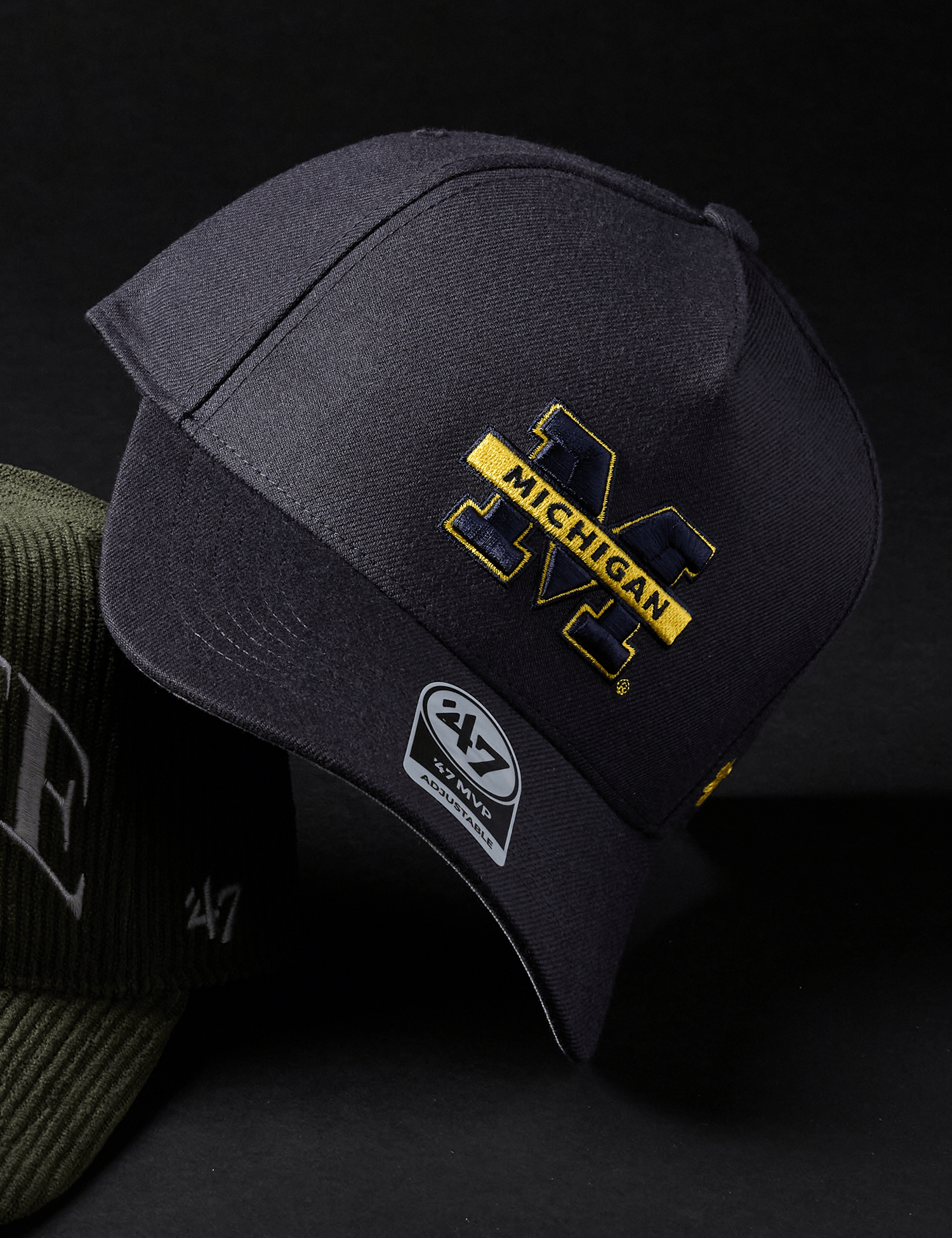 47 Brand Caps Michigan Wolverines '47 NCAA Team MVP DT Snapback Hat - Navy