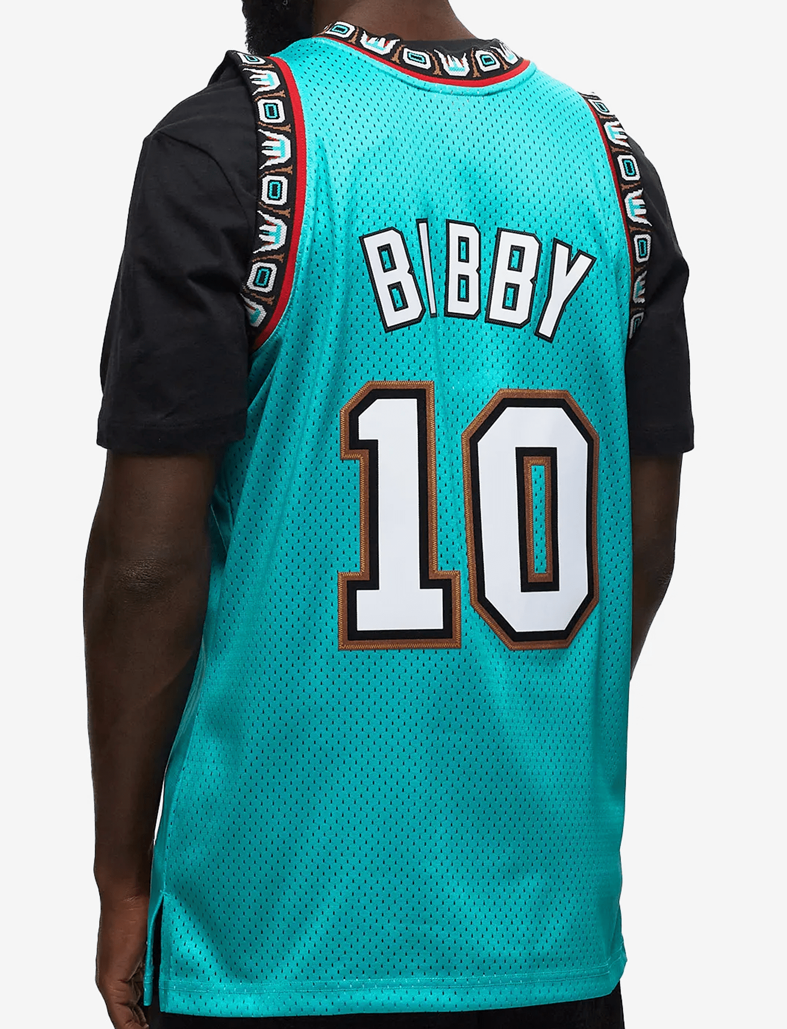 Mitchell And Ness Jerseys Mike Bibby Memphis Grizzlies Mitchell & Ness NBA 98-99 HWC Swingman Jersey - Turquoise