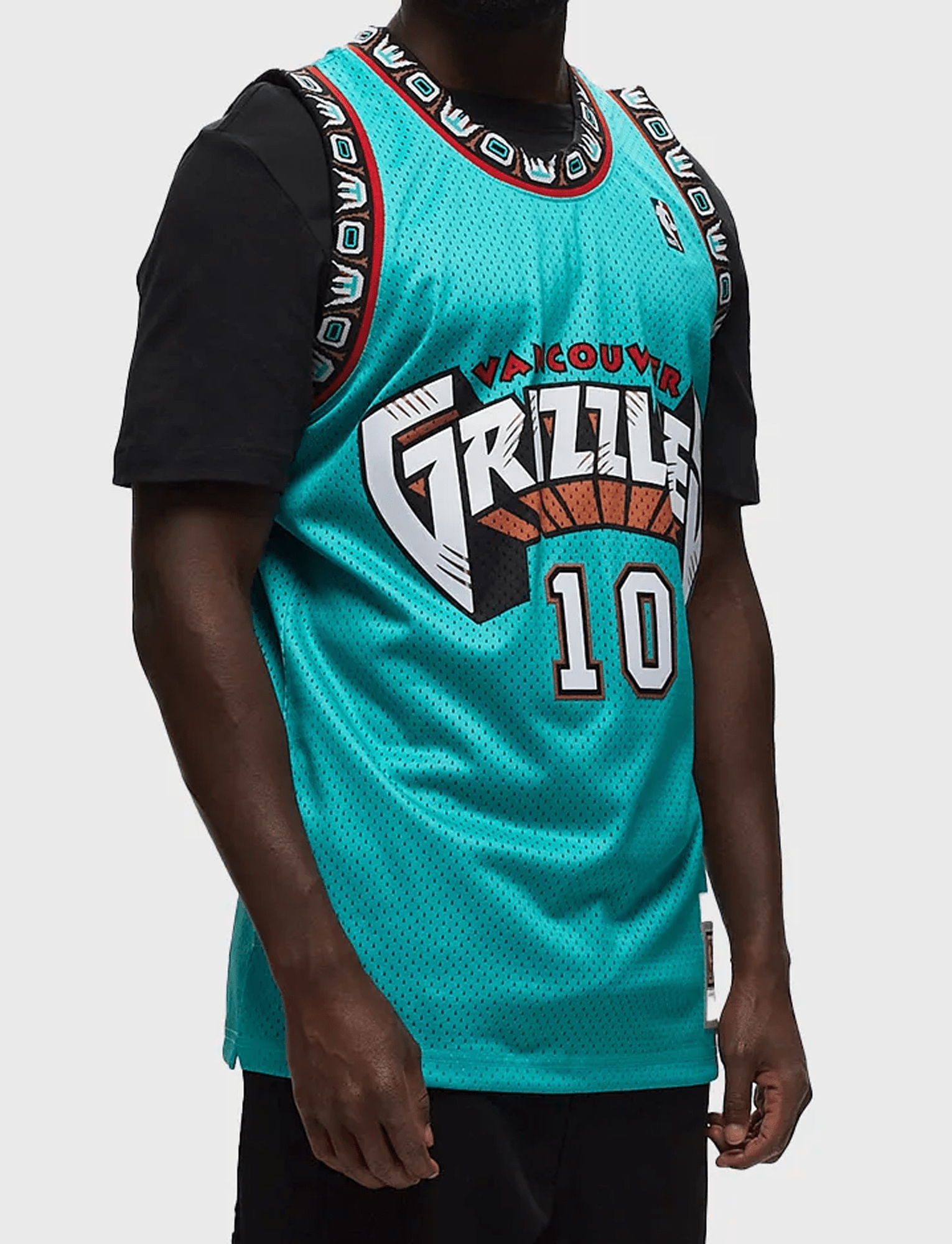 Mitchell And Ness Jerseys Mike Bibby Memphis Grizzlies Mitchell & Ness NBA 98-99 HWC Swingman Jersey - Turquoise