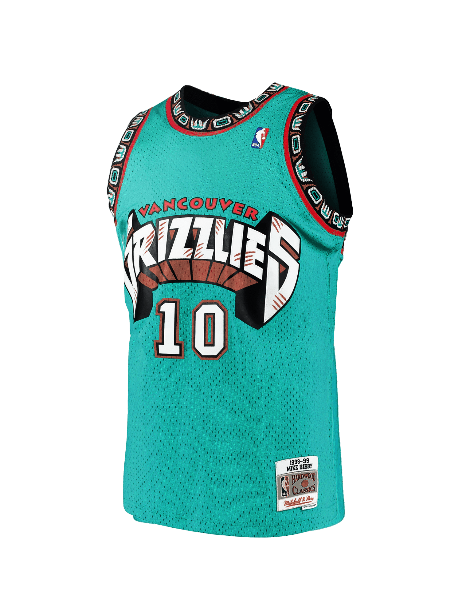 Mitchell And Ness Jerseys Mike Bibby Memphis Grizzlies Mitchell & Ness NBA 98-99 HWC Swingman Jersey - Turquoise