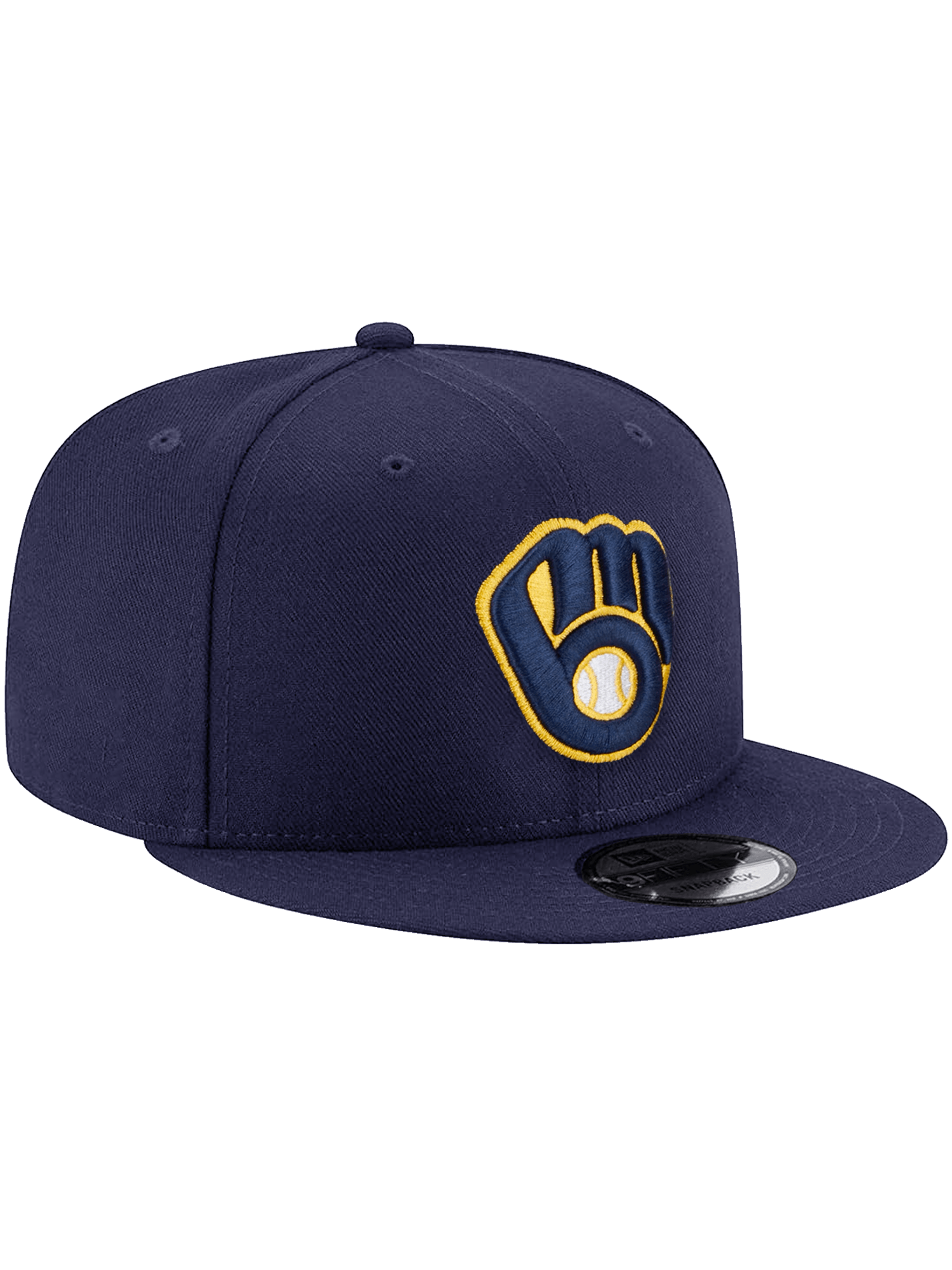 New Era Caps Milwaukee Brewers New Era MLB Team 9FIFTY Snapback Hat - Navy