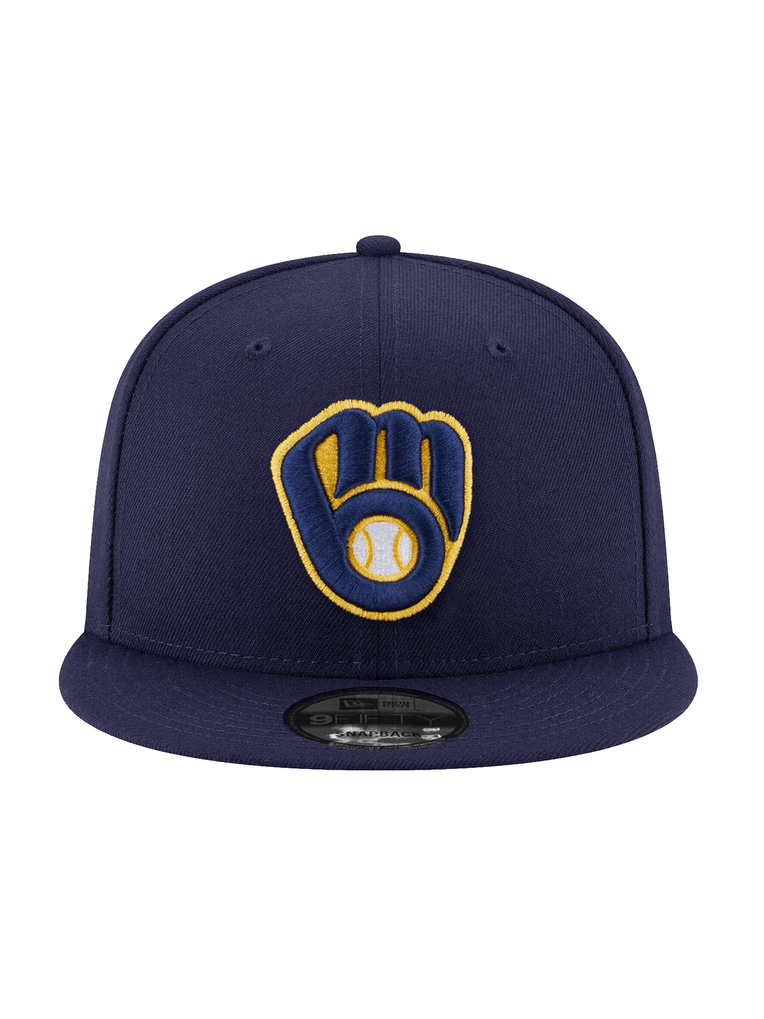 New Era Caps Milwaukee Brewers New Era MLB Team 9FIFTY Snapback Hat - Navy