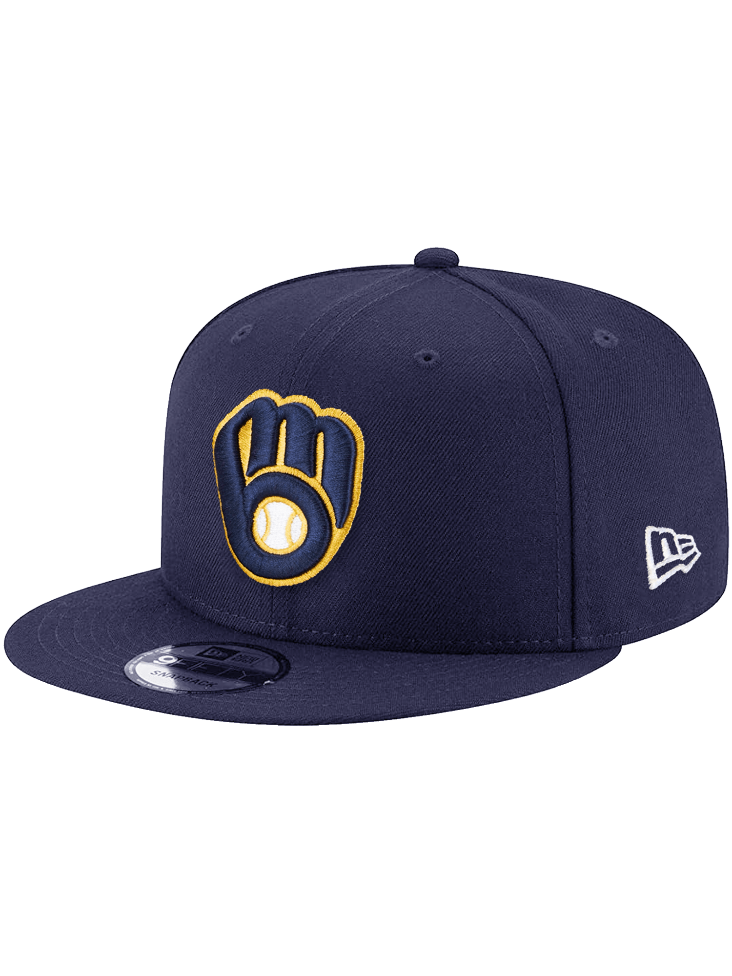 New Era Caps Milwaukee Brewers New Era MLB Team 9FIFTY Snapback Hat - Navy