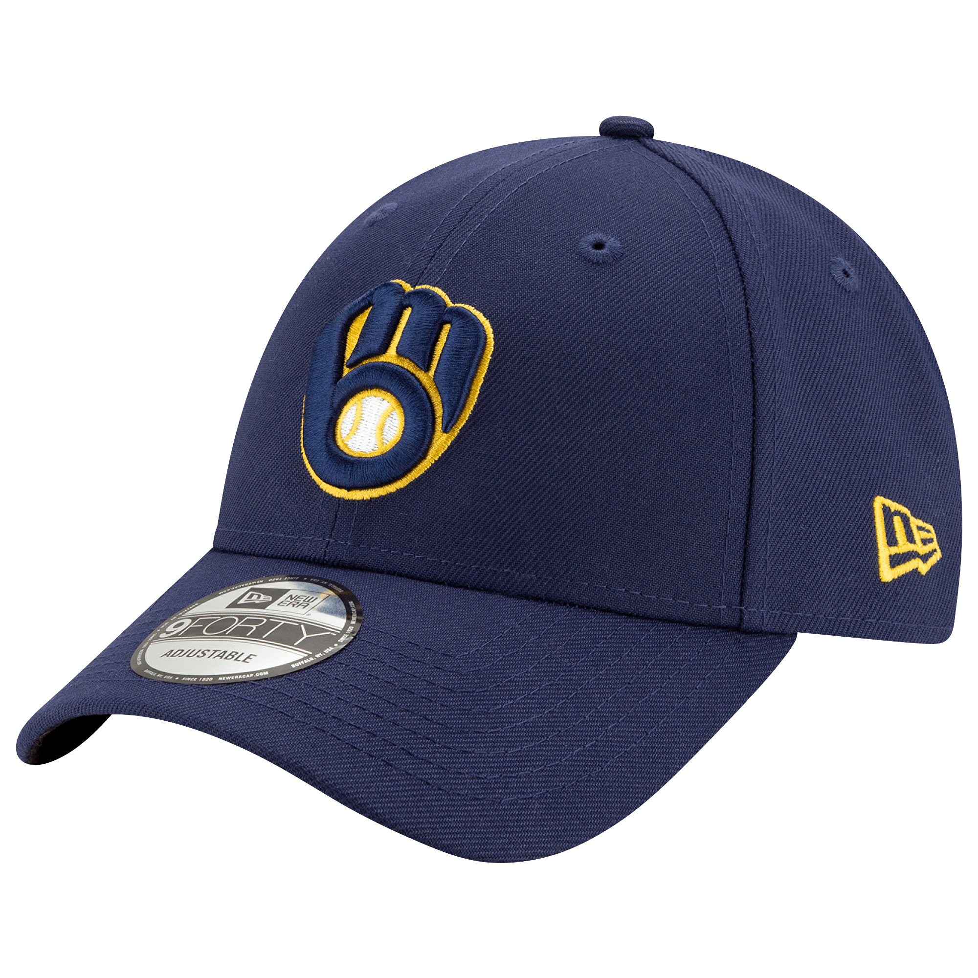 New Era Caps Milwaukee Brewers New Era MLB Team 9FORTY Snapback Hat - Navy