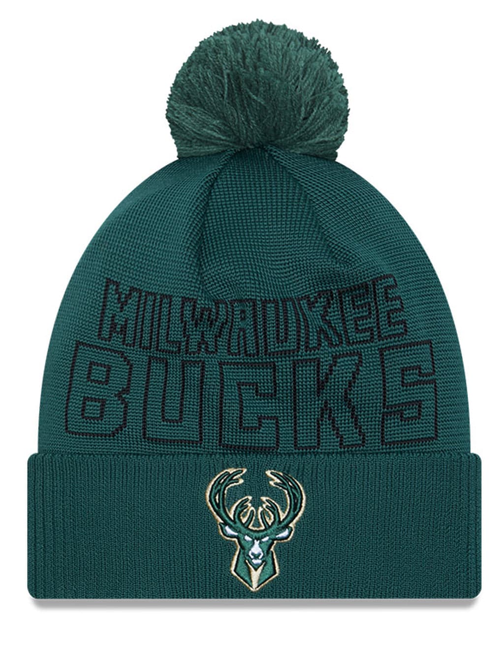 New Era Beanies Milwaukee Bucks New Era NBA 23 Draft Knit Beanie - Green