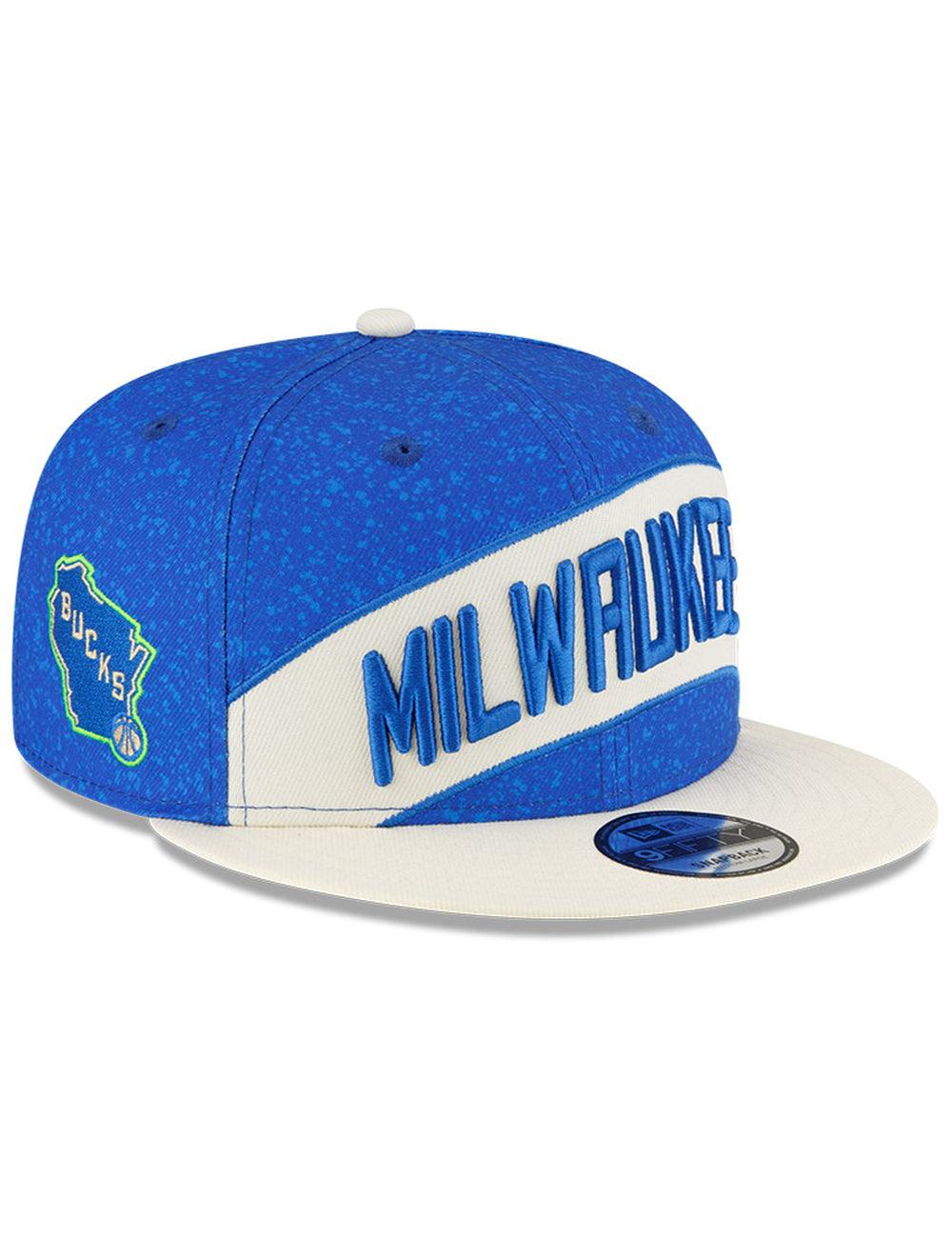 New Era Caps Milwaukee Bucks New Era NBA 24 City Edition 9FIFTY Snapback Hat