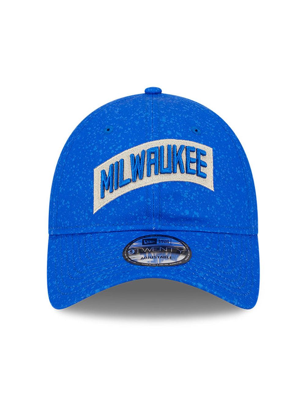 New Era Caps Milwaukee Bucks New Era NBA 24 City Edition 9TWENTY Strapback Hat