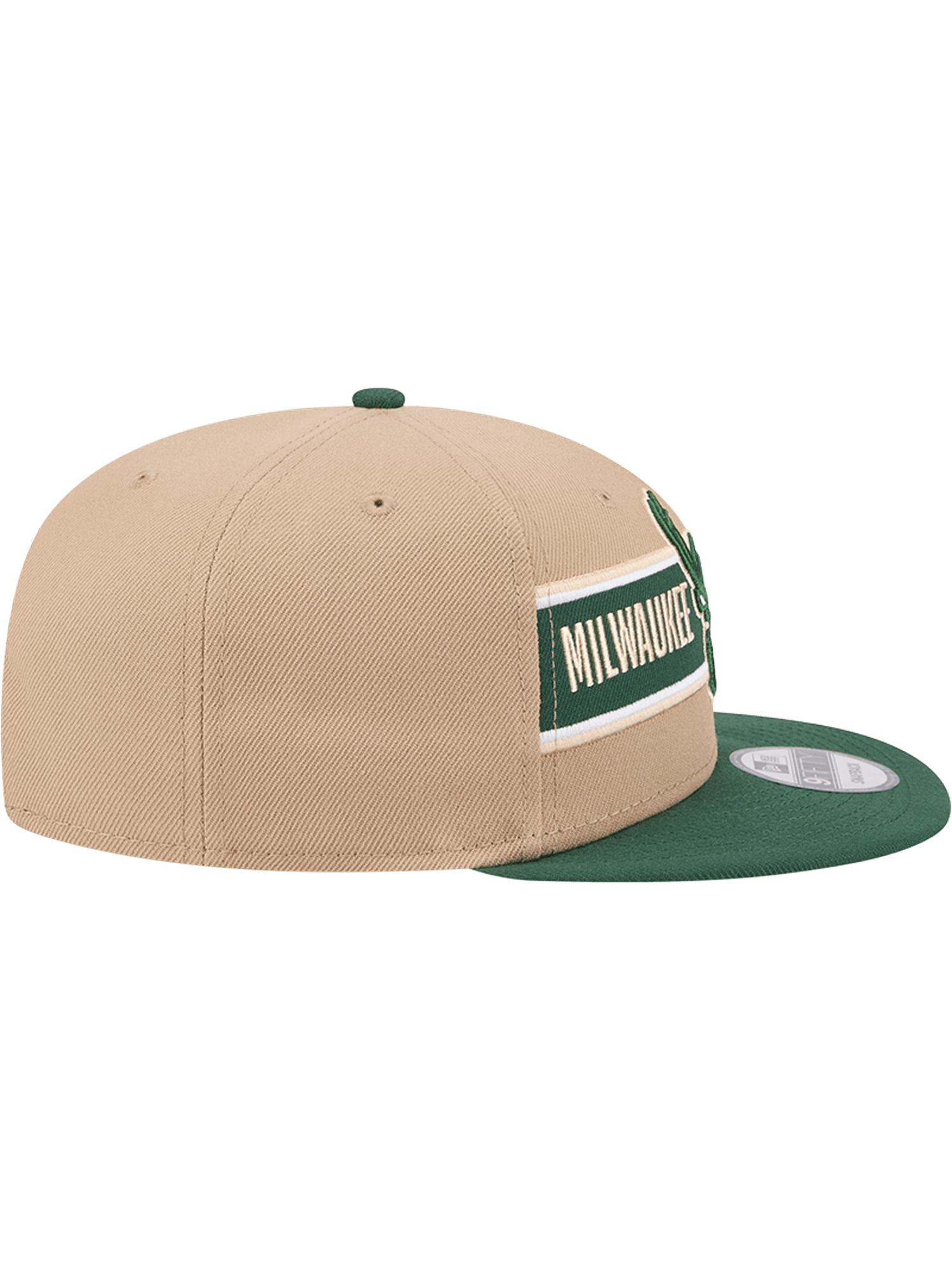 New Era Caps Milwaukee Bucks New Era NBA 24 Draft 9FIFTY Snapback Hat - Tan