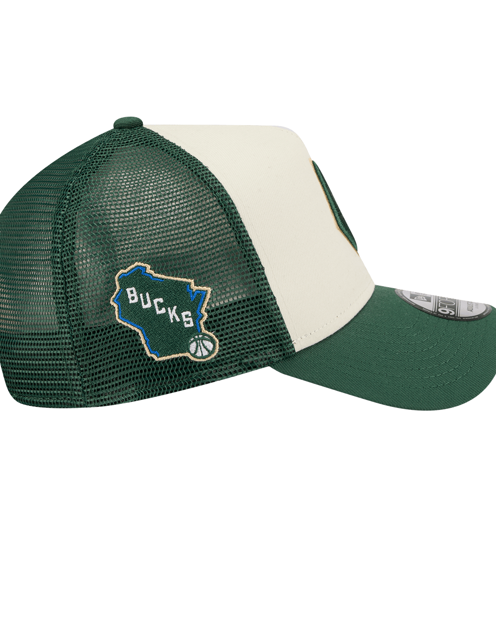 New Era Caps Milwaukee Bucks New Era NBA 25-26 City Edition 9FORTY A-Frame Snapback Hat