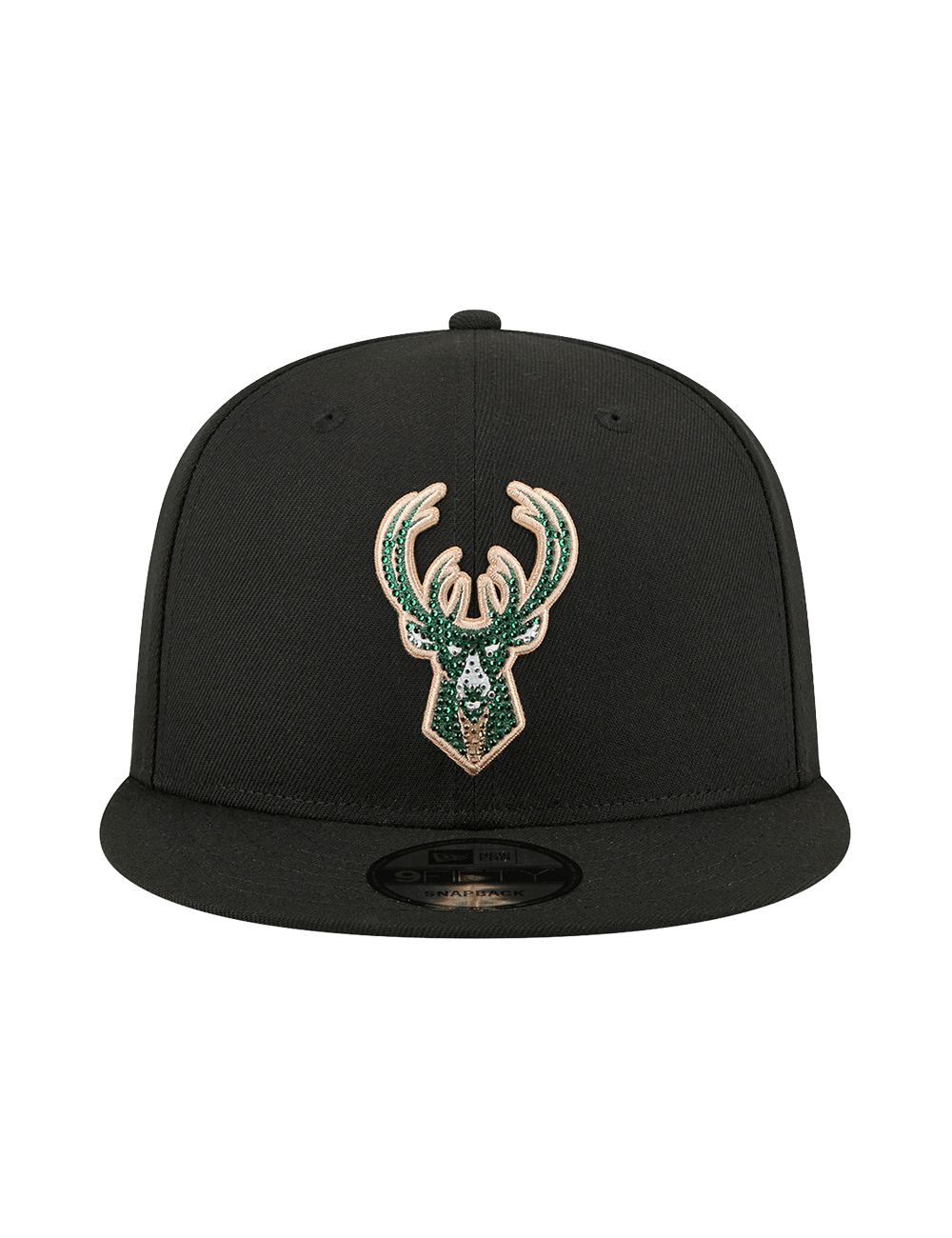 New Era Caps OSFM Milwaukee Bucks New Era NBA 26 Draft 9FIFTY Snapback Hat - Black