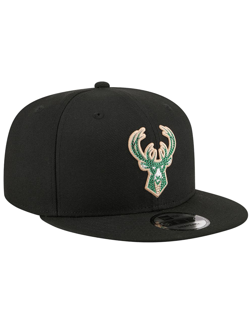 New Era Caps OSFM Milwaukee Bucks New Era NBA 26 Draft 9FIFTY Snapback Hat - Black