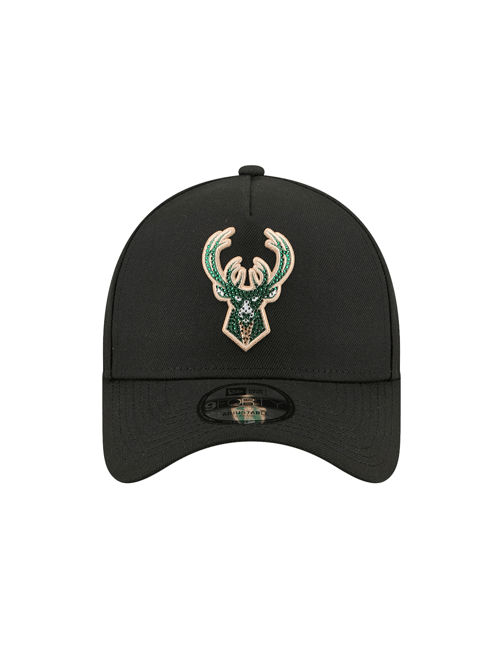 New Era Caps OSFM Milwaukee Bucks New Era NBA 26 Draft 9FORTY A-Frame Snapback Hat - Black