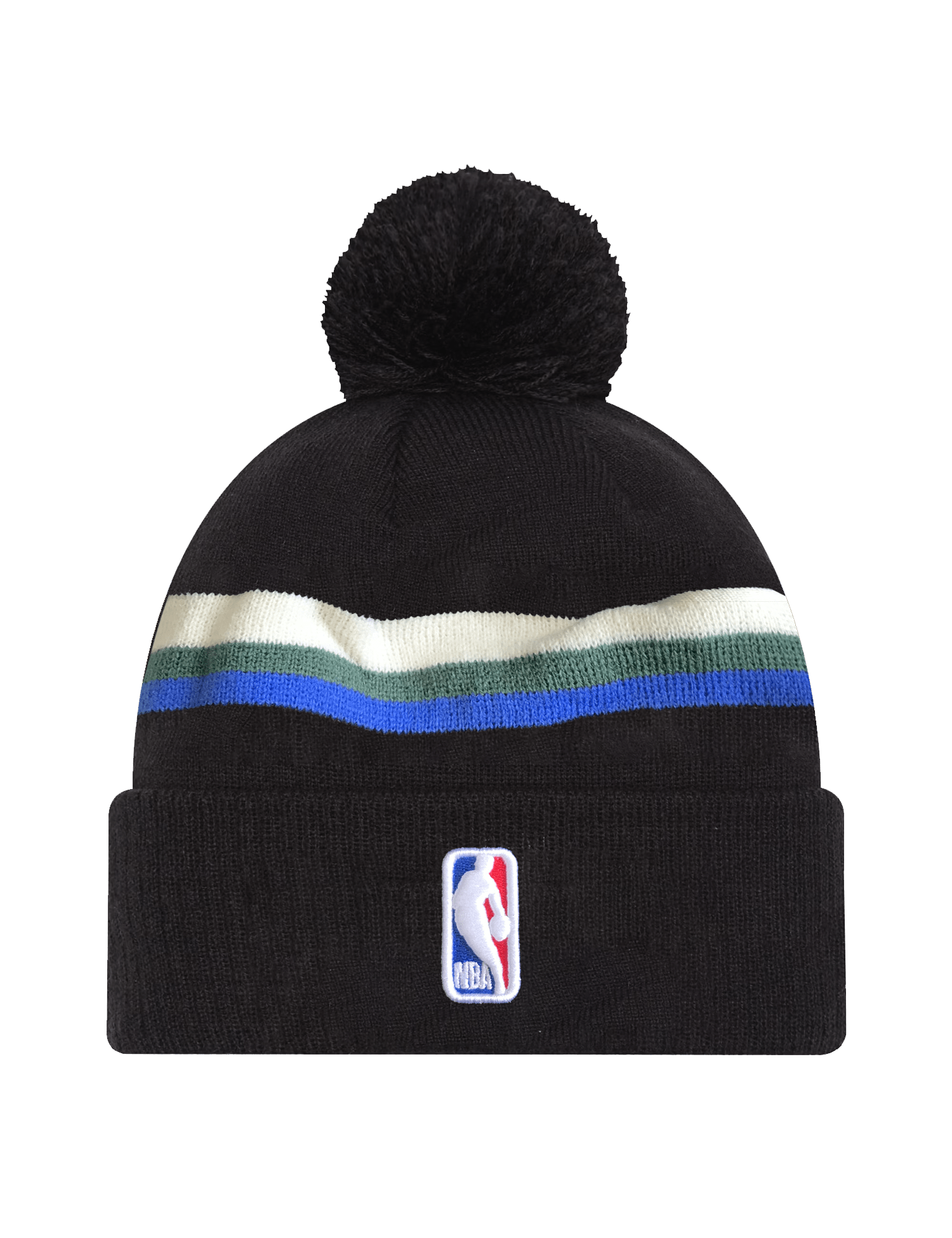 New Era Caps Milwaukee Bucks New Era NBA Statement Knit Beanie - Black