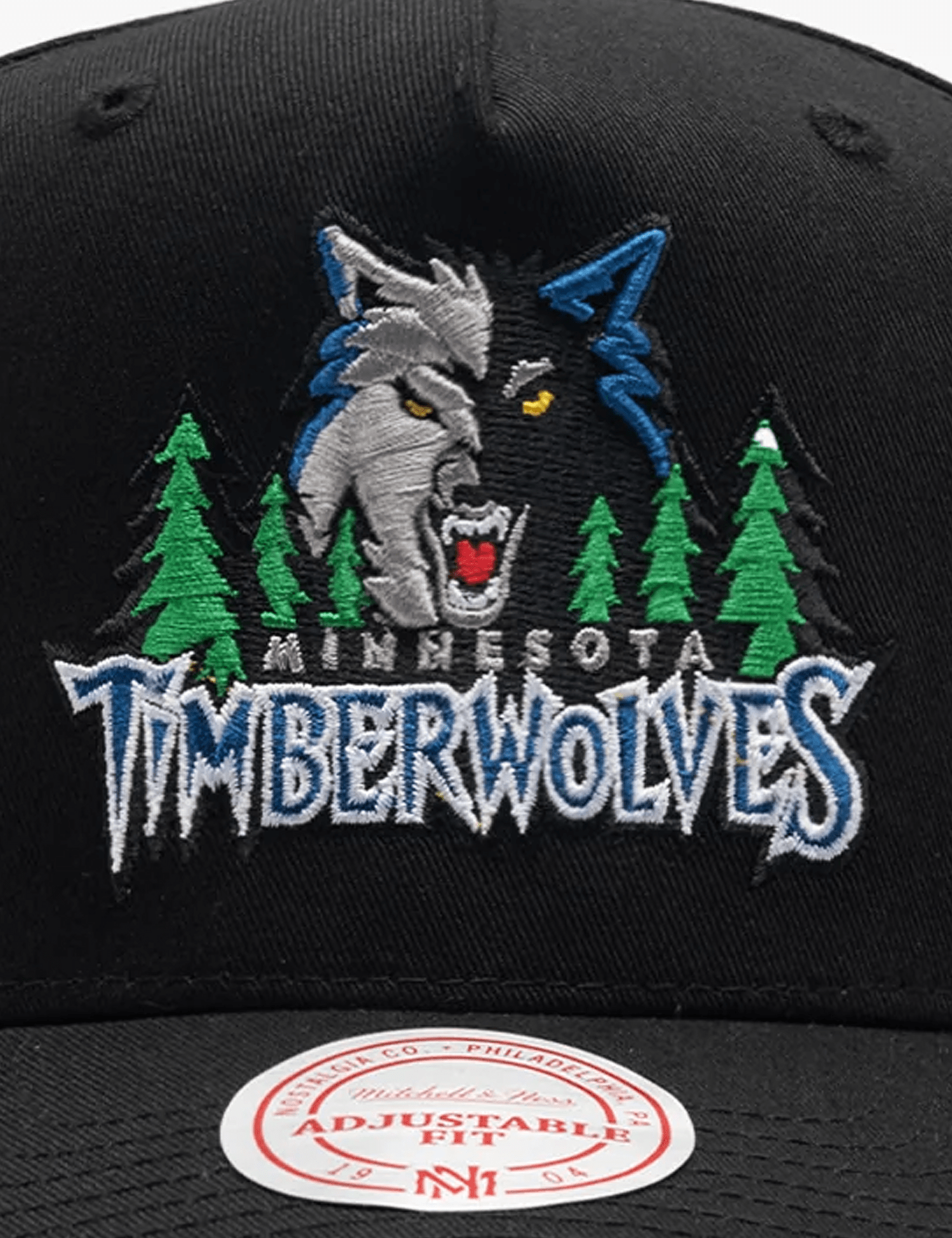 Mitchell And Ness Caps Minnesota Timberwolves Mitchell & Ness NBA HWC MVP Snapback Hat - Black