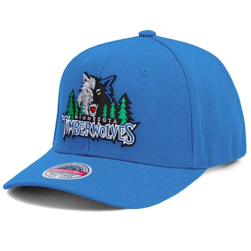 Mitchell And Ness Caps Minnesota Timberwolves Mitchell & Ness NBA HWC Snapback Hat - Blue