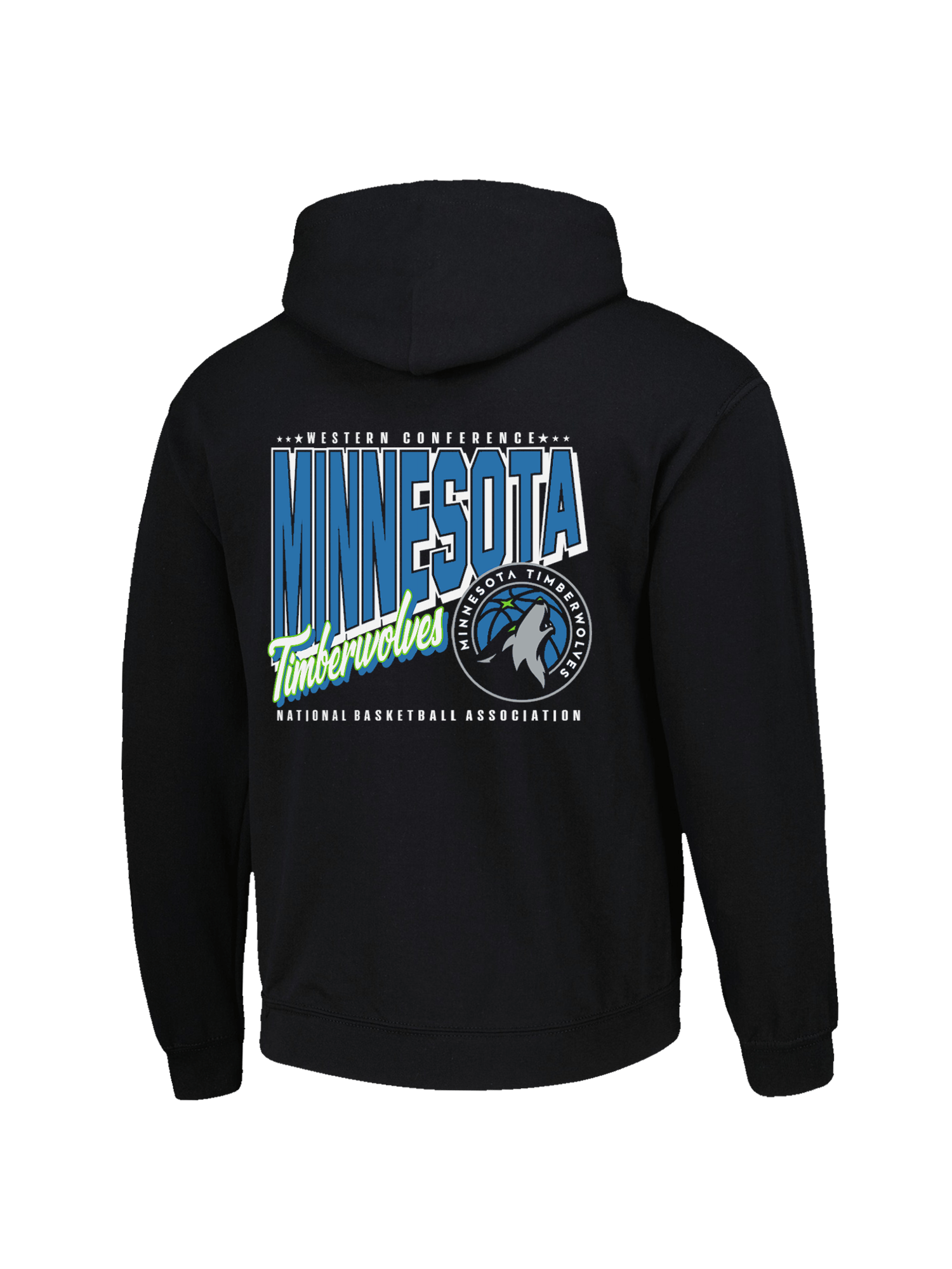 NBA Essentials Jumpers MInnesota Timberwolves NBA Essentials Clarkdale Hoodie Jumper - Black