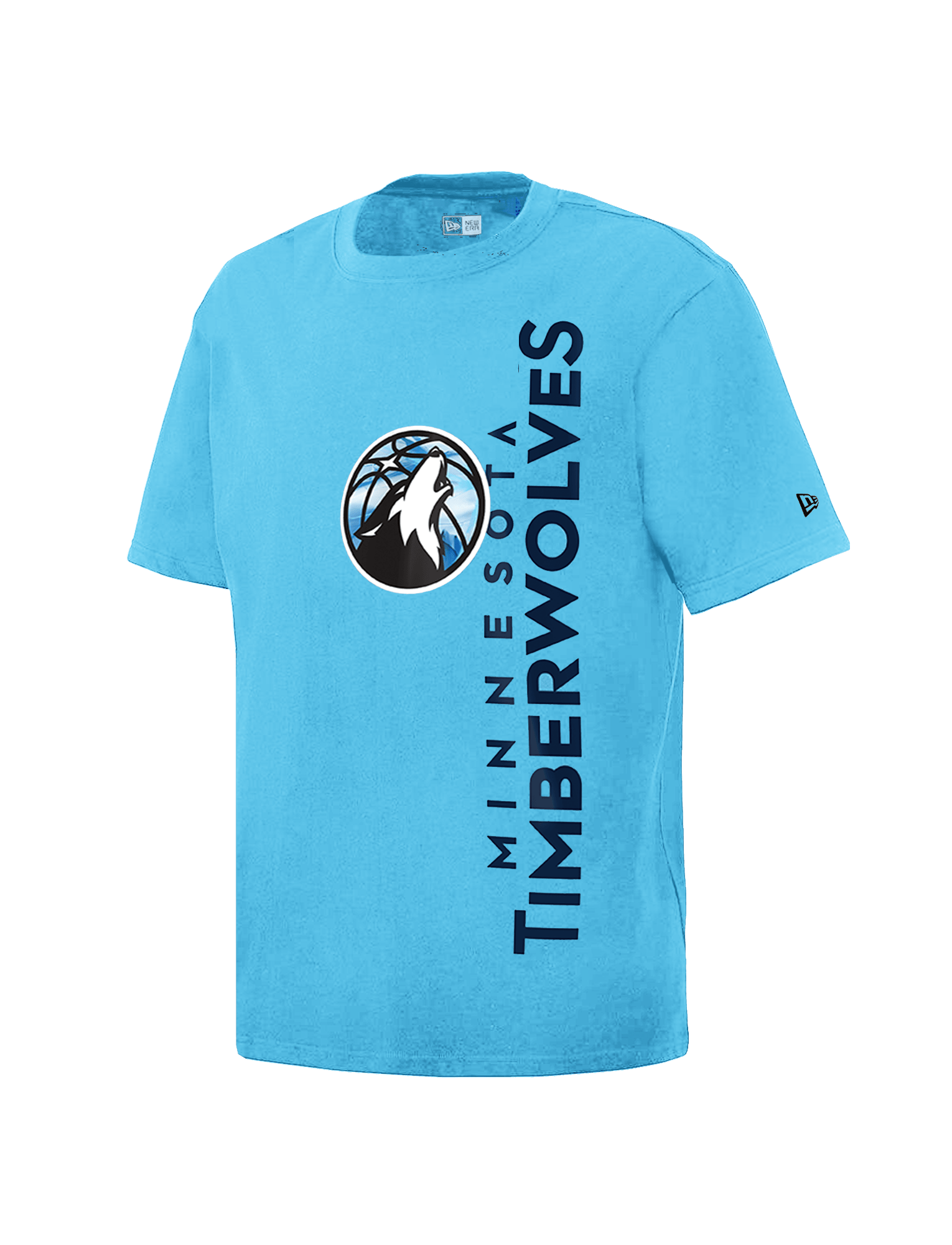 New Era T-Shirts Minnesota Timberwolves New Era NBA 24-25 City Edition T-Shirt - Light Blue