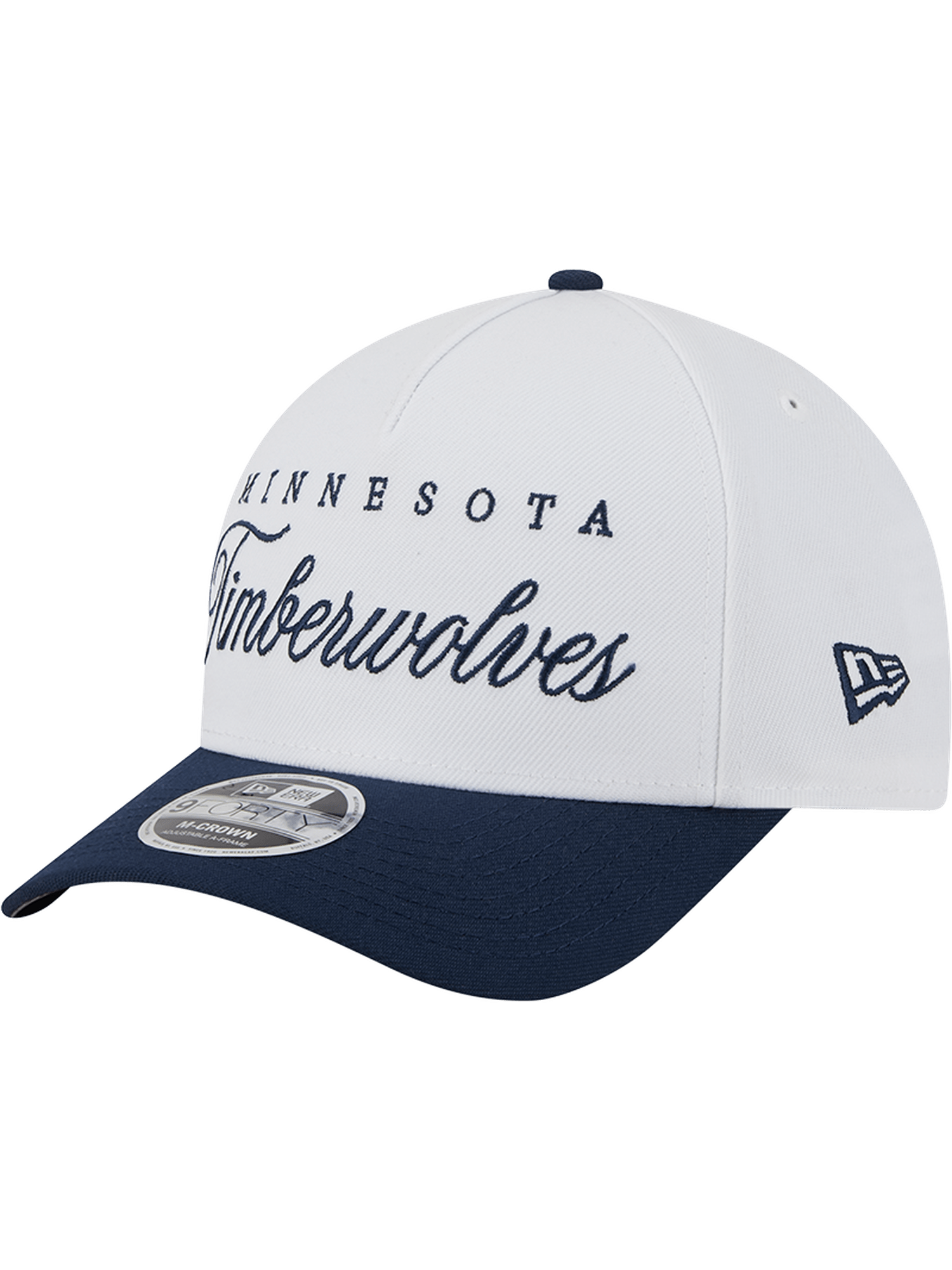 New Era Caps Minnesota Timberwolves New Era NBA 25 Draft 9FORTY M-Crown A-Frame Snapback Hat - White